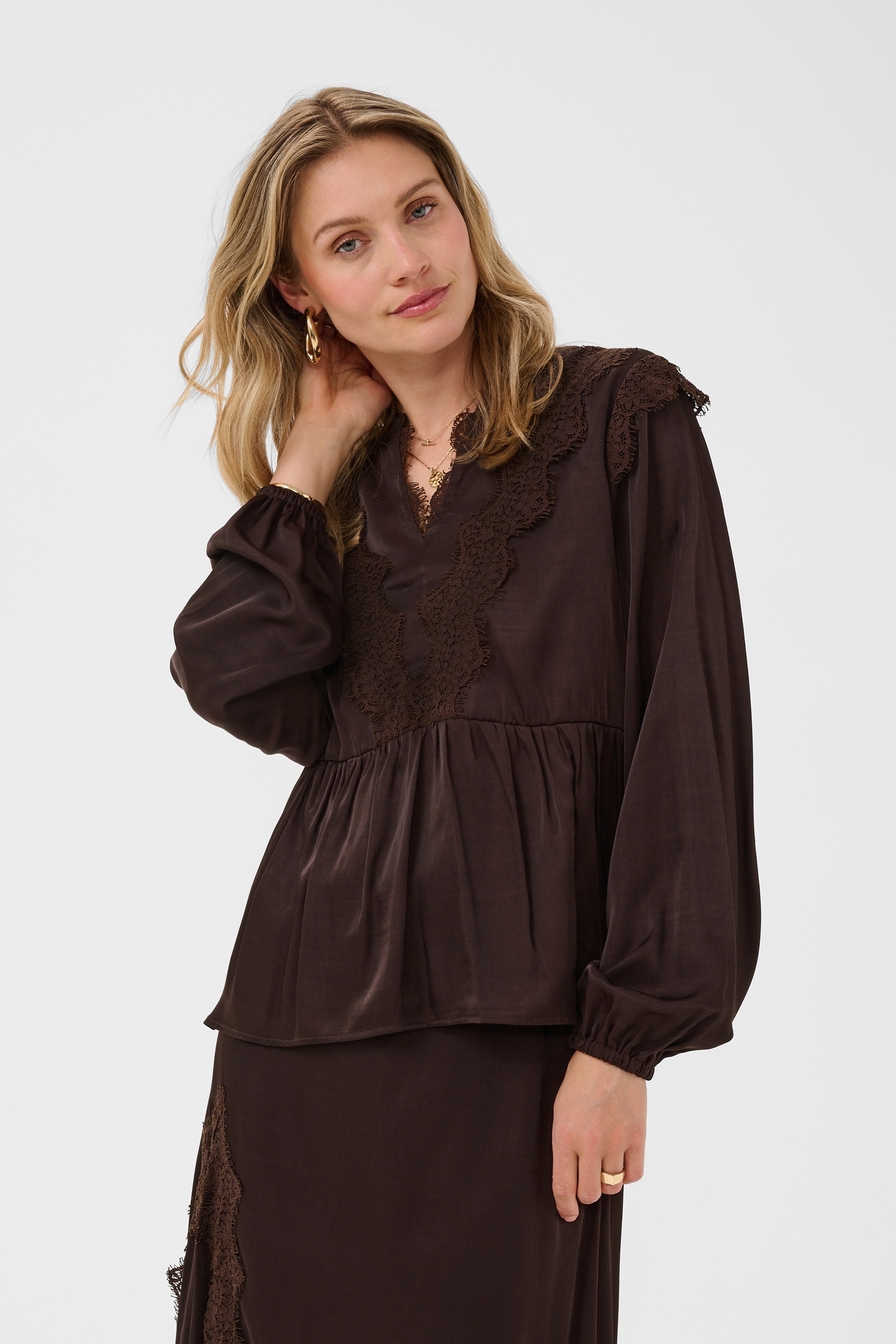 Cream Langarmbluse »Damen Bluse langarm CRConfir«
