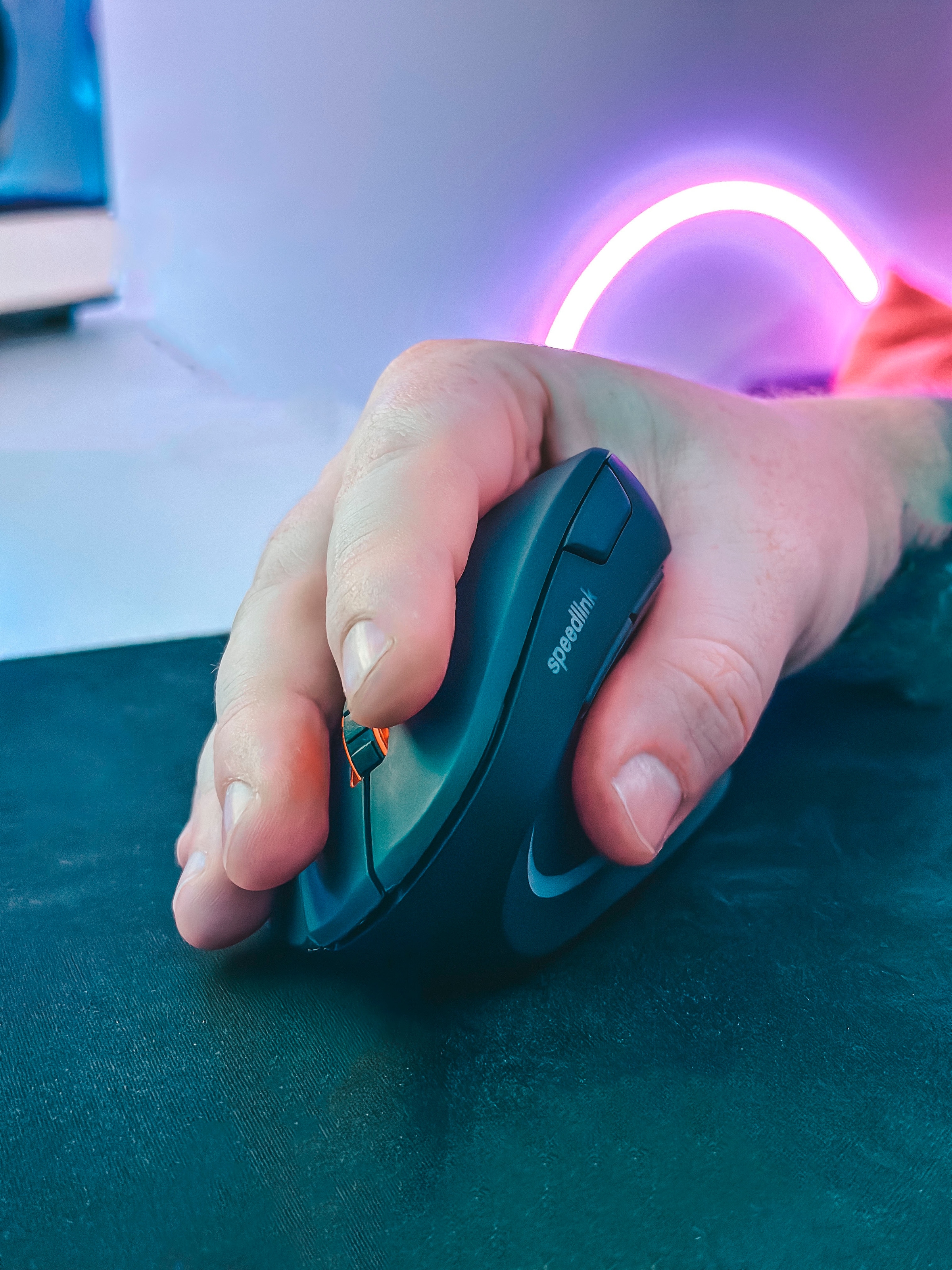 Speedlink ergonomische Maus »PIAVO PRO Illuminated Rechargeable Vertical«, kabellos