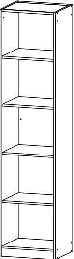 rauch Mehrzweckschrank »Garderobe Drehtürenschrank Kleiderschrank Schrank Schuhschrank MINOSA«, Breite 47 cm mit 4 Einlegeböden, viel Stauraum MADE IN GERMANY