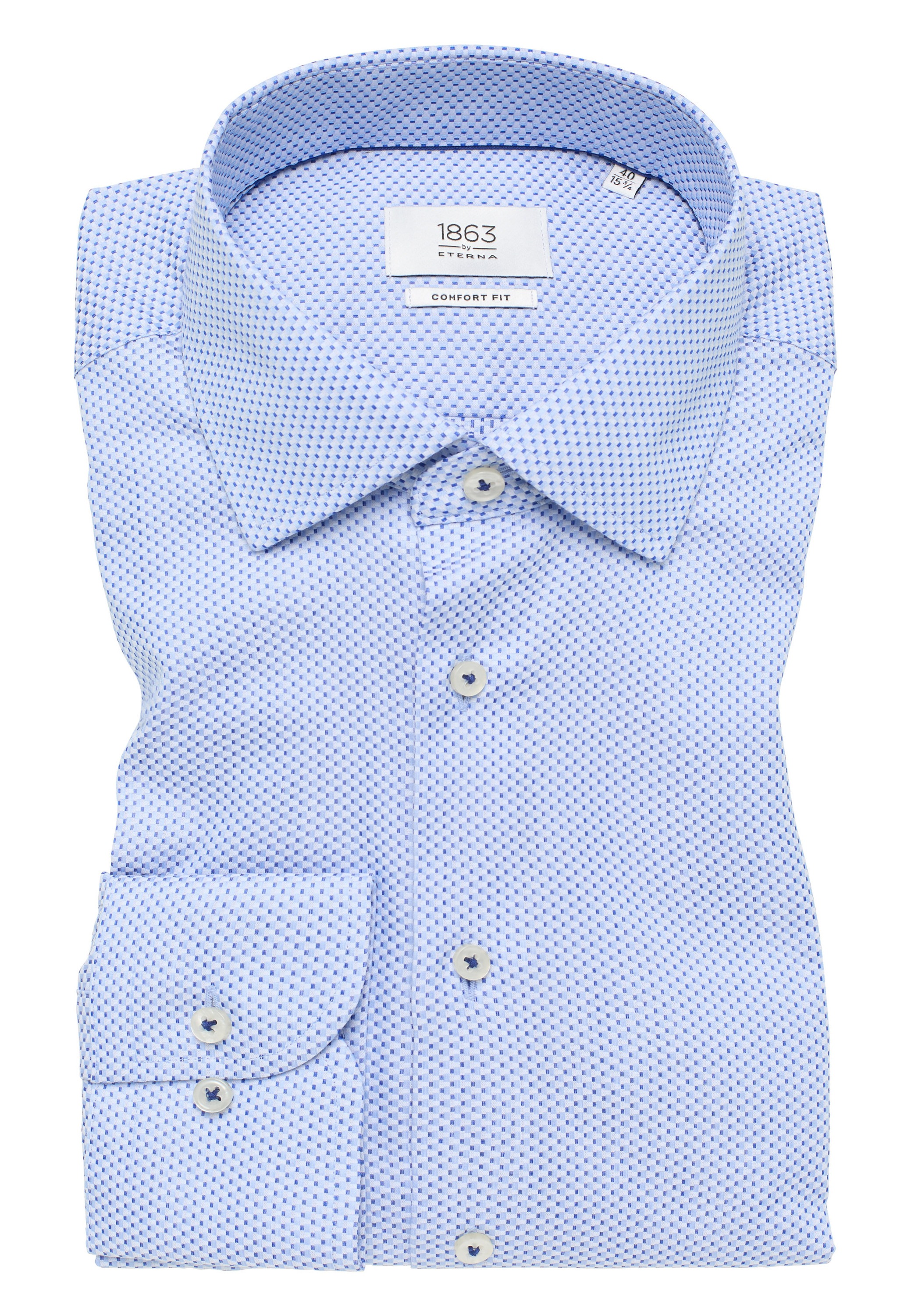 Eterna Langarmhemd »COMFORT FIT«, NON IRON (bügelfrei)