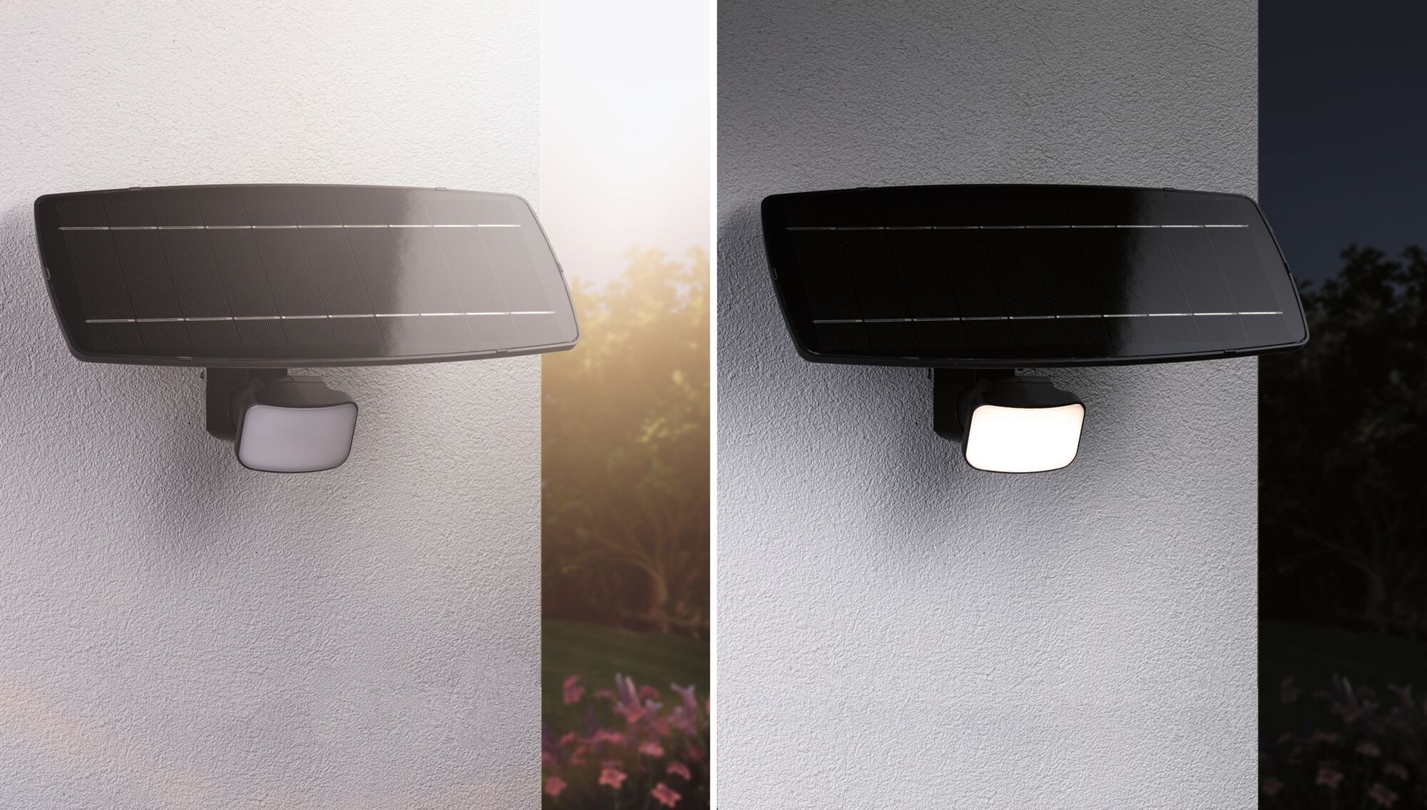 Paulmann Flutlichtstrahler »Flotas Zigbee IP65 3000K 700lm Anthrazit« LED-Modul 1 Stk. Warmweiß Smart Home