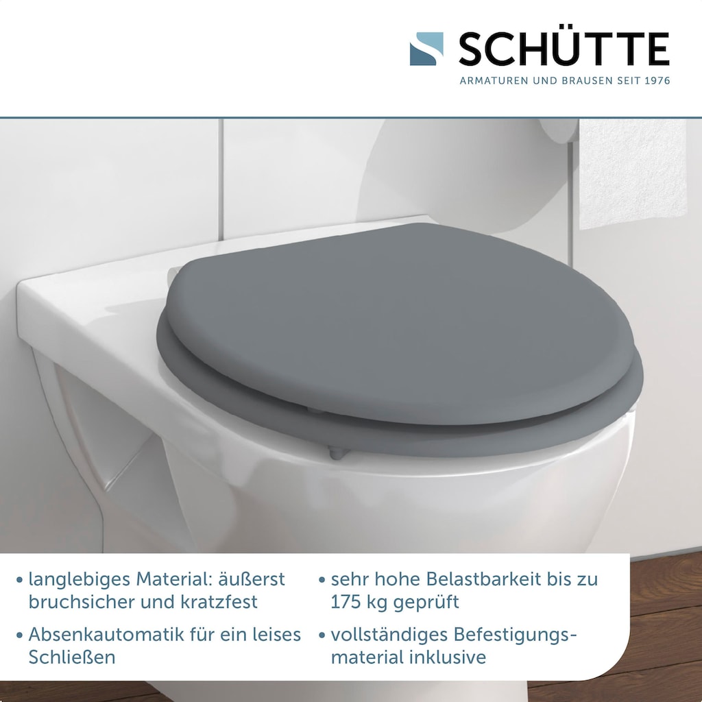 Schütte WC-Sitz »SPIRIT GREY«