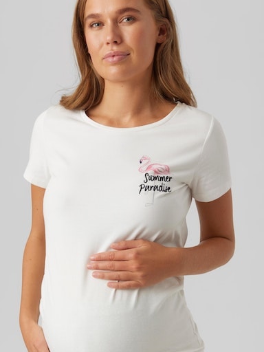 Mamalicious Umstandsshirt »MLFELIZ SS JRS TOP«