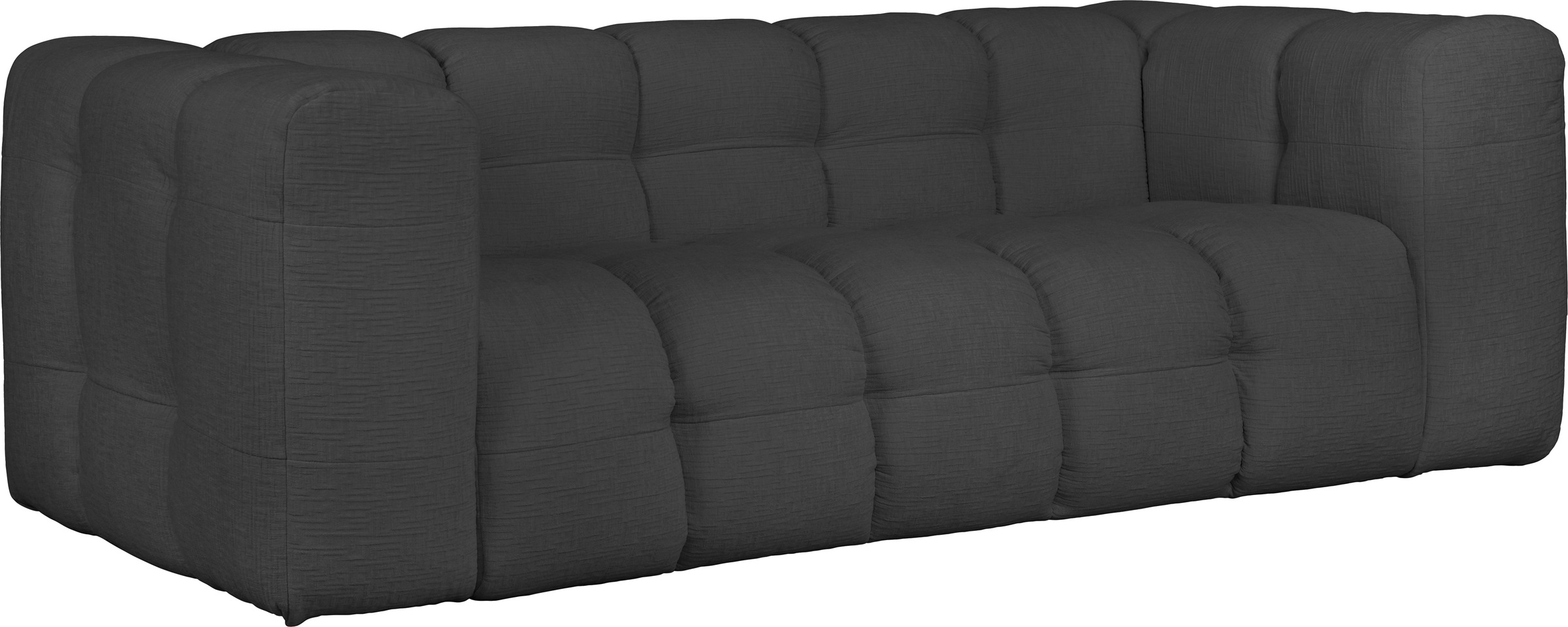 LeGer Home by Lena Gercke 3-Sitzer »TALISHA Designersofa, moderne Steppung, Maße B/T/H: 229/110/75 cm«, moderne Steppung, hoher Sitzkomfort