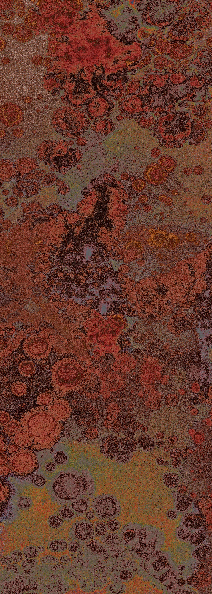 Komar Fototapete »Digitaldruck Vlies - Patina - Größe 100 x 280 cm«, bedruckt, Wohnzimmer, Schlafzimmer
