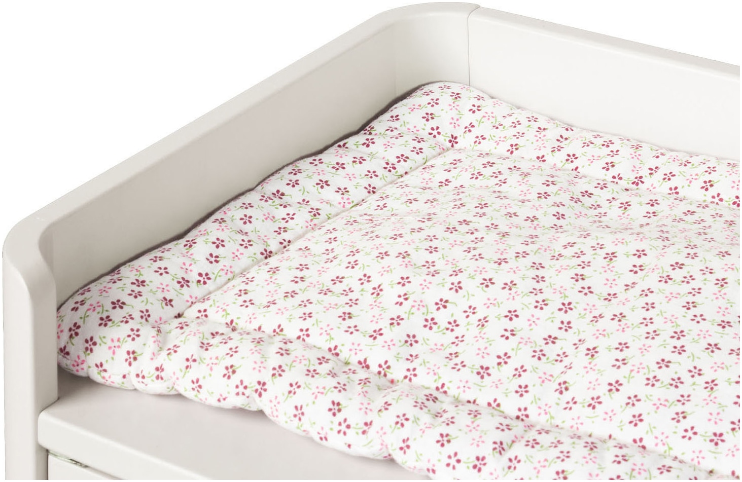 Pinolino® Puppenwickeltisch »Malea« inklusive Wickelauflage »rosa Blümchen«