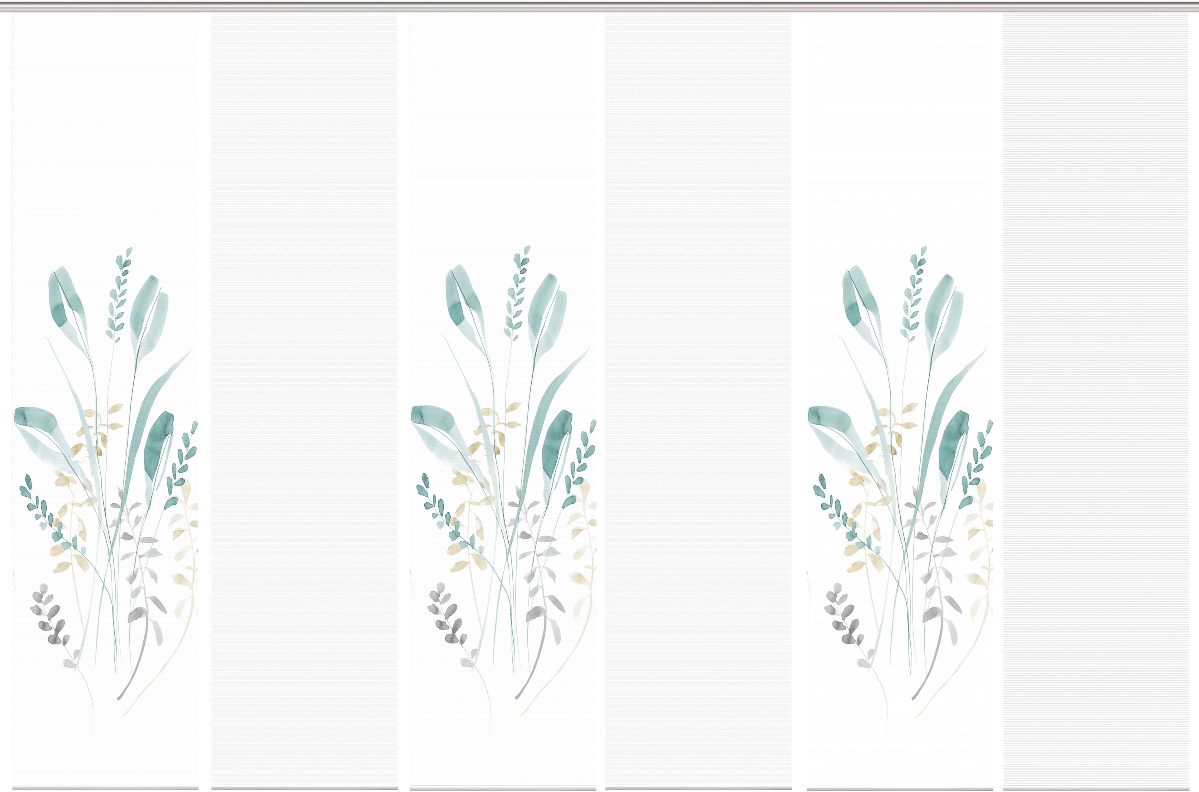 Vision S Schiebegardine »AYENE 6er SET« Paneelwagen 6 Stk. tlg. Schiebevorhang Digidruck 6er Set AYENE