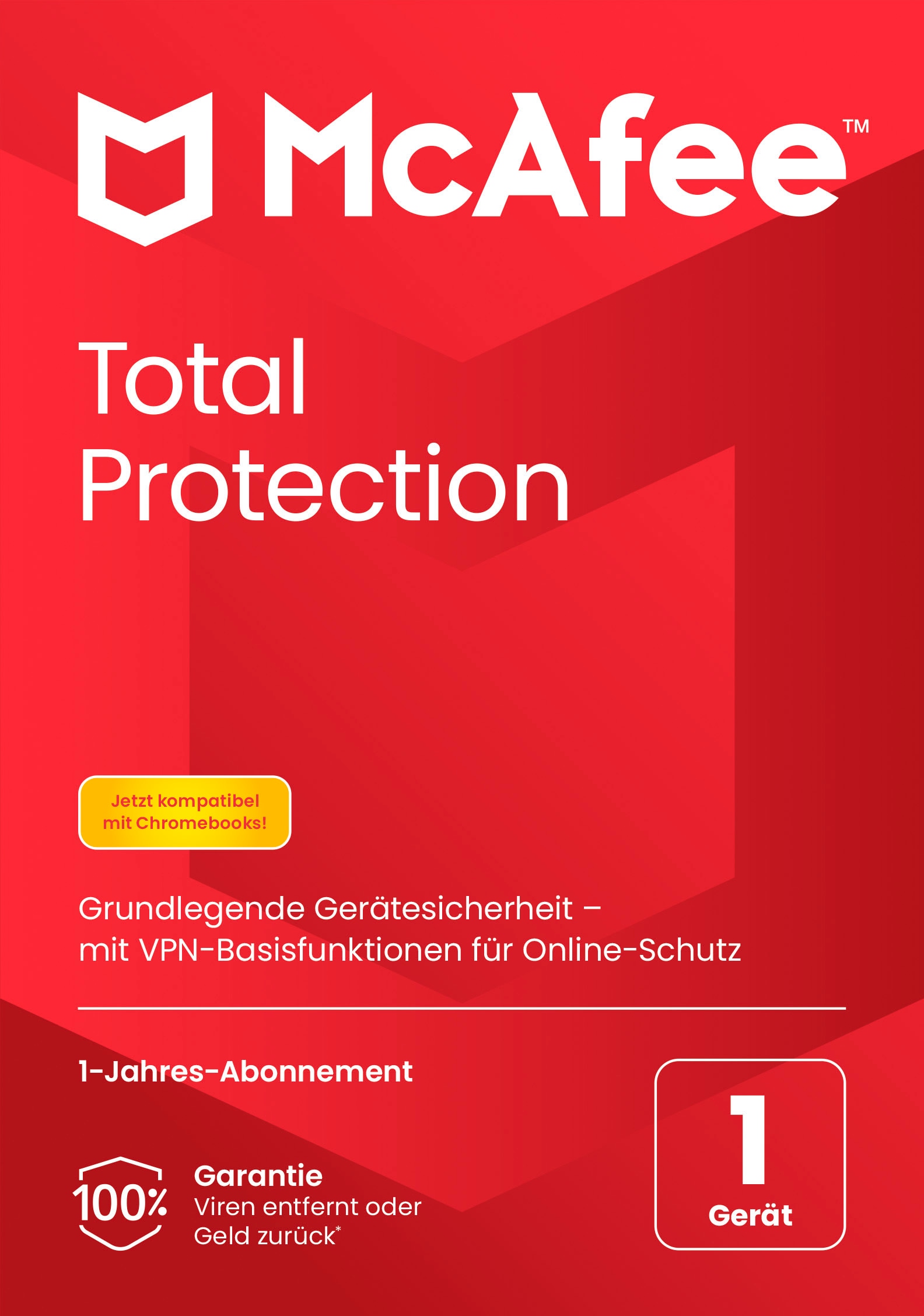 McAfee Virensoftware »McAfee Total Protection, 1-Gerät (Code in a Box)«