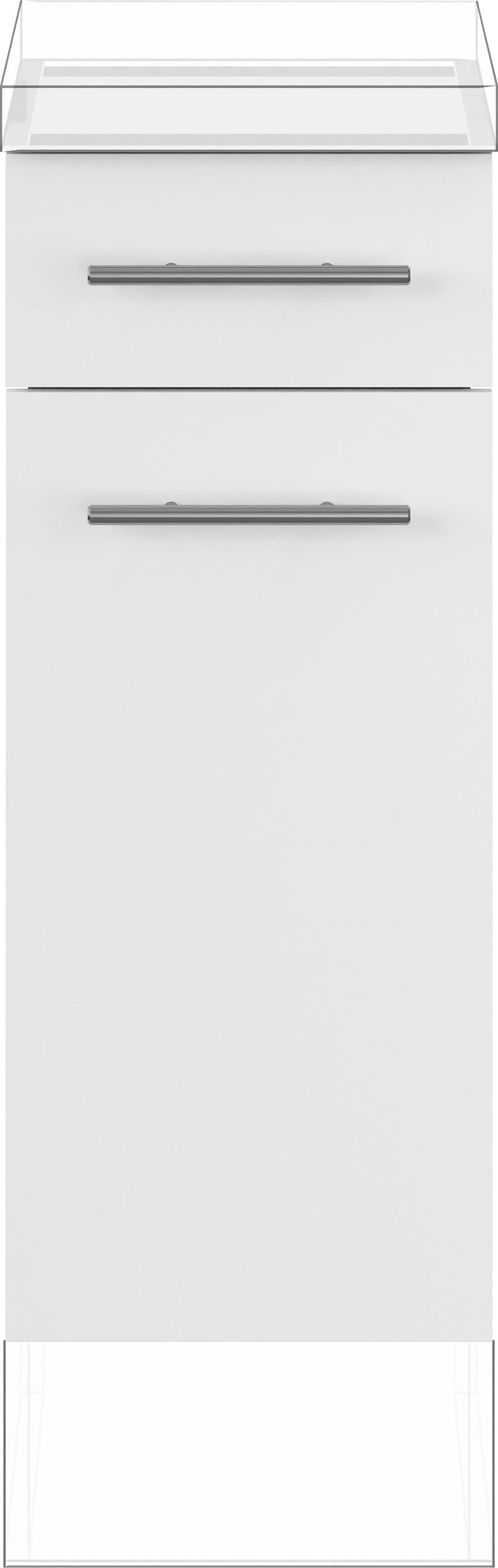 IMPULS KÜCHEN Unterschrank »"Prag und Valencia", Breite/Höhe: 30/72,3 cm, mit Soft-Close« vormontiert, mit Soft-Close,