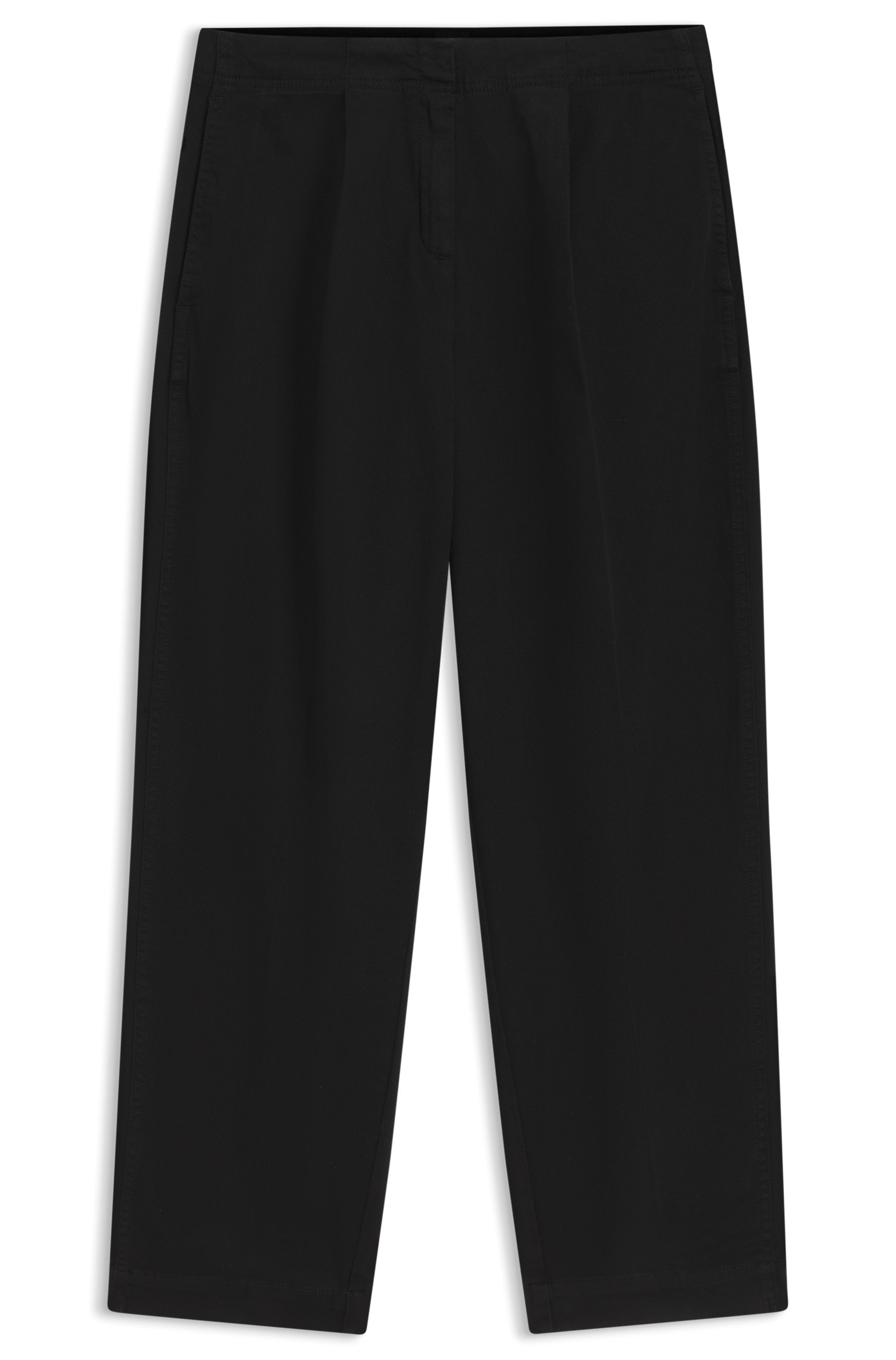 BOSS ORANGE Chinohose »Taquina Premium Damenmode«, im Loose Barrel Fit