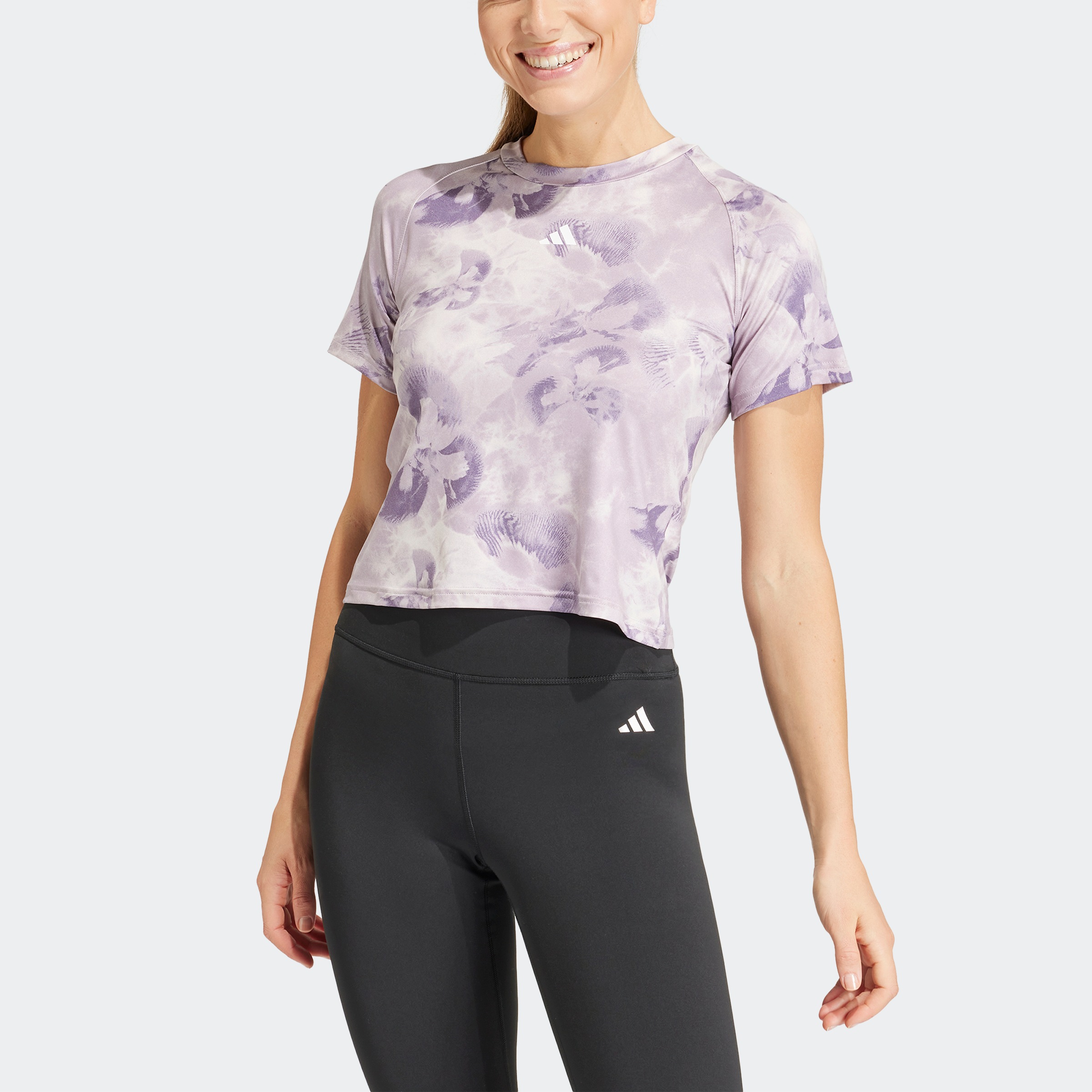 adidas Performance T-Shirt »AOP FLOWER TEE«