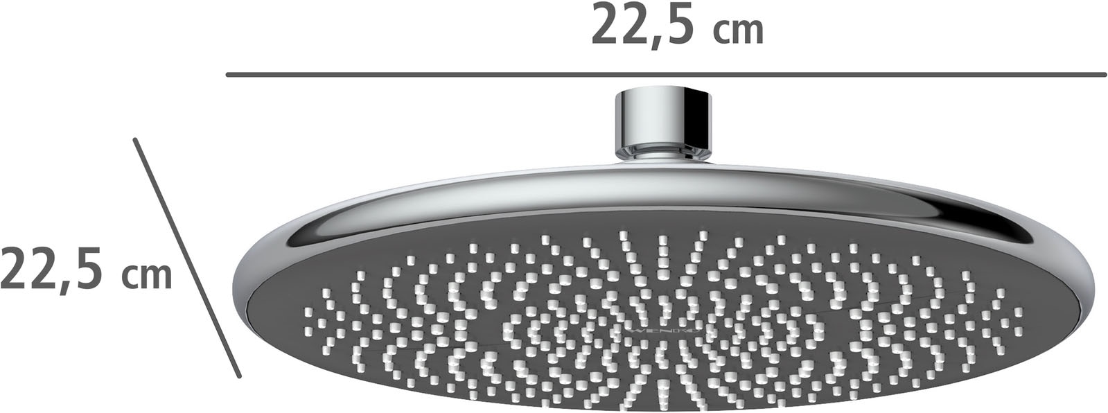 WENKO Regenduschkopf »Watersaving« Ø 22,5 cm