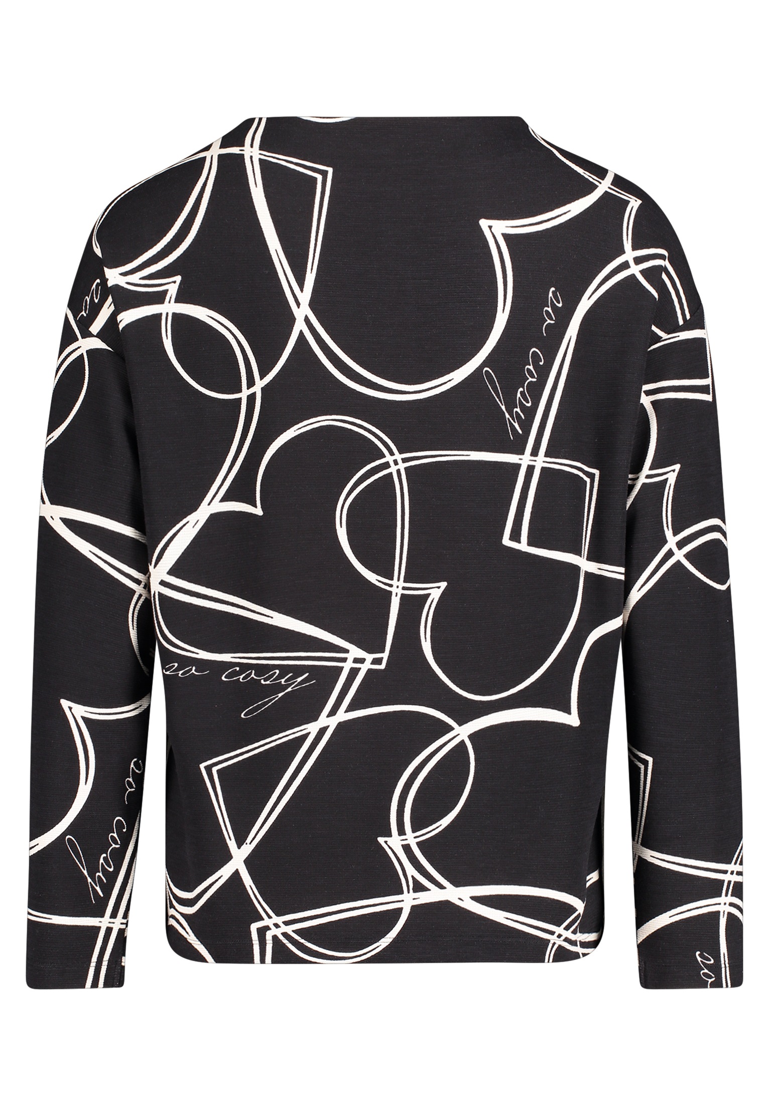 Betty Barclay Sweatshirt »Sweatshirt mit Rippenstruktur«
