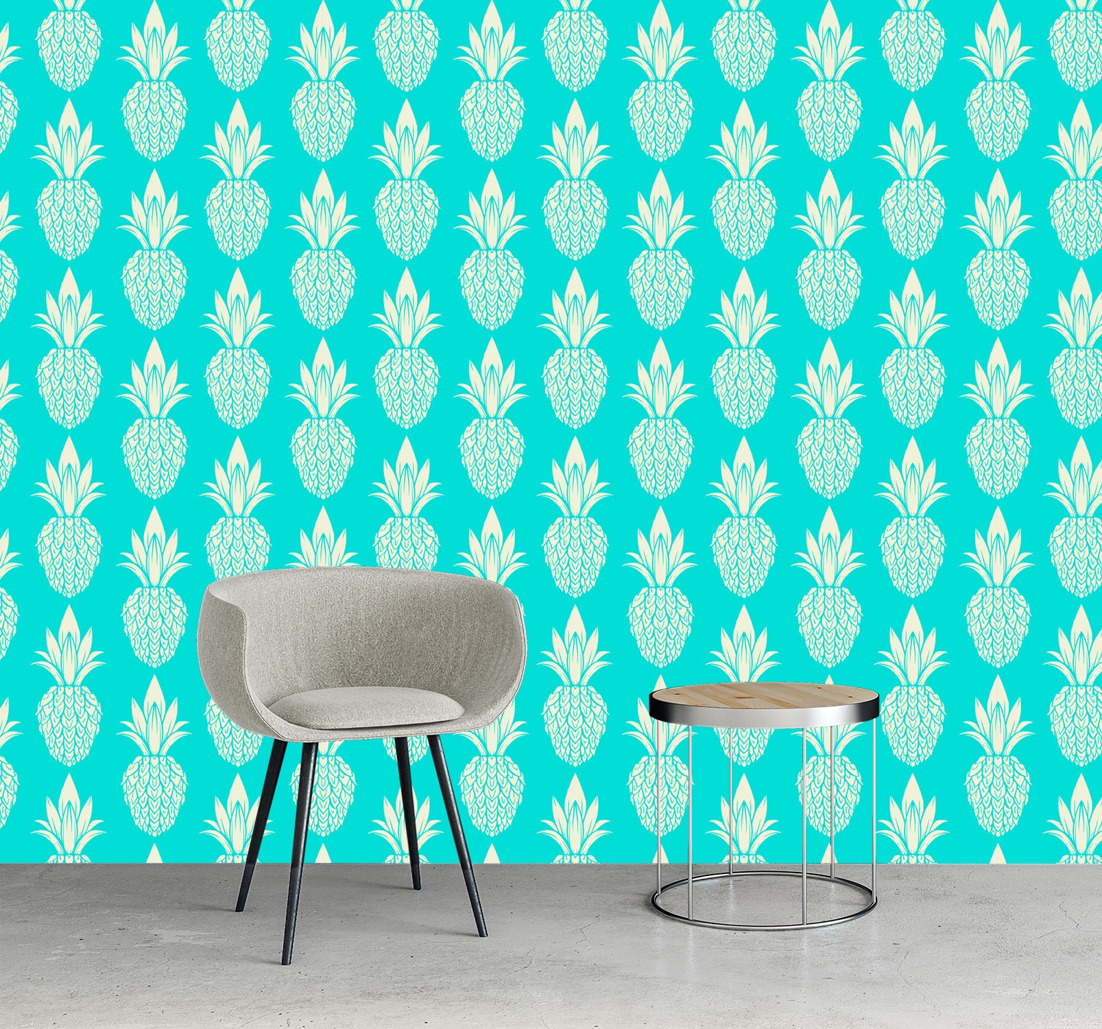 queence Vinyltapete »Denali«, bedruckt-tropisch, 90x250cm, selbstklebend, kinderleichte Anbringung, Sticker