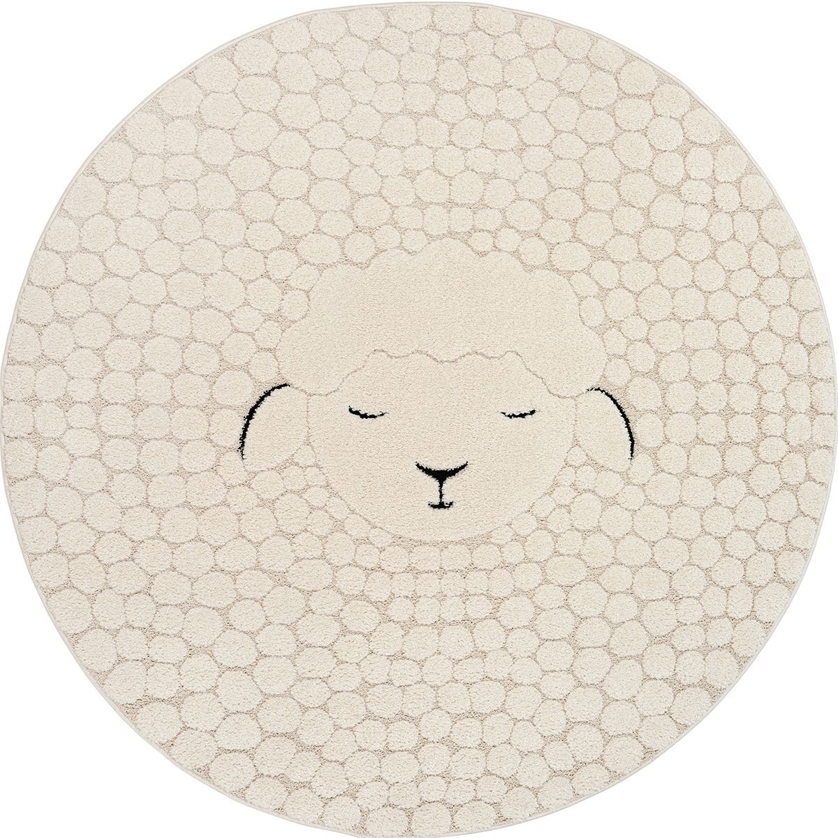 the carpet Teppich »Elisa Kids«, rund, 12 mm Höhe, Kids Kinderzimmer Teppich strapazierfähig und pflegleicht
