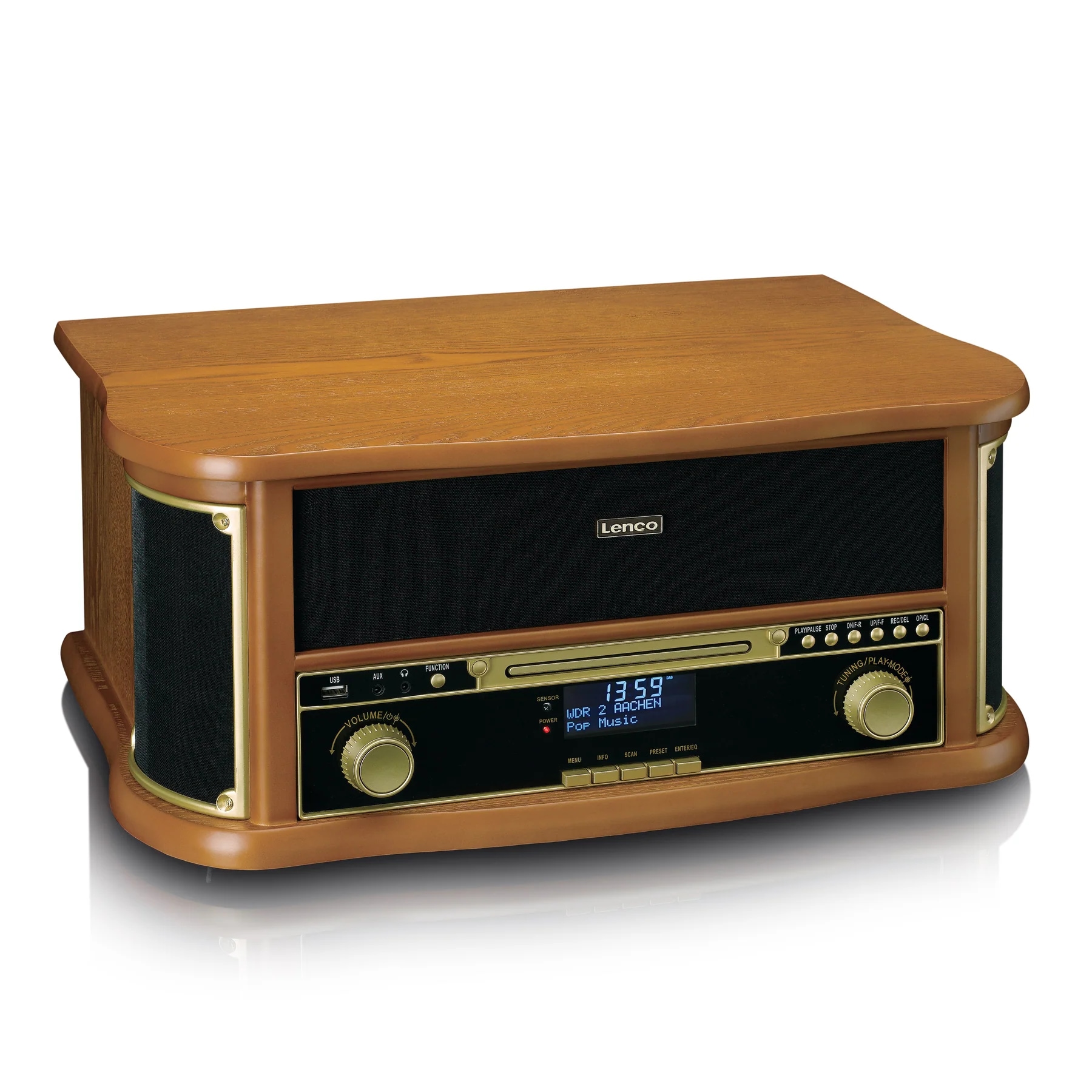 Classic Phono Multifunktionsspieler »TCD-2571WD« inkl. DAB+/FM-Radio, Bluetooth, CD, Kassette, USB