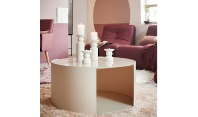 LeGer Home by Lena Gercke Couchtisch »Ivy«, rund, 0,6 cm starke Tischplatte, offenes Fach kaufen