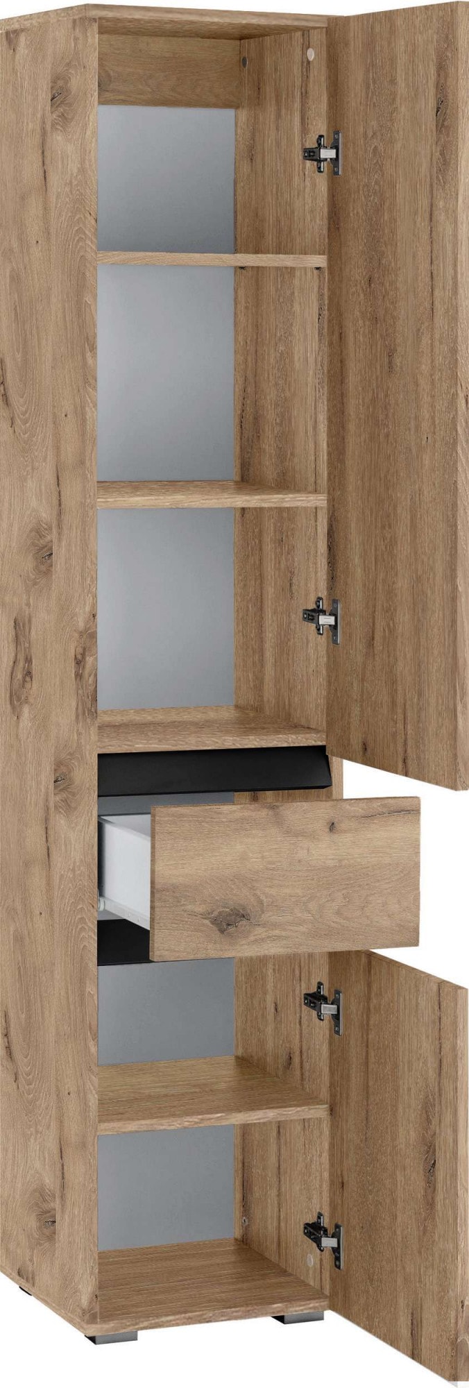 Home affaire Hochschrank »Wisla«, Höhe 180 cm, mit Türen & Schubkasten