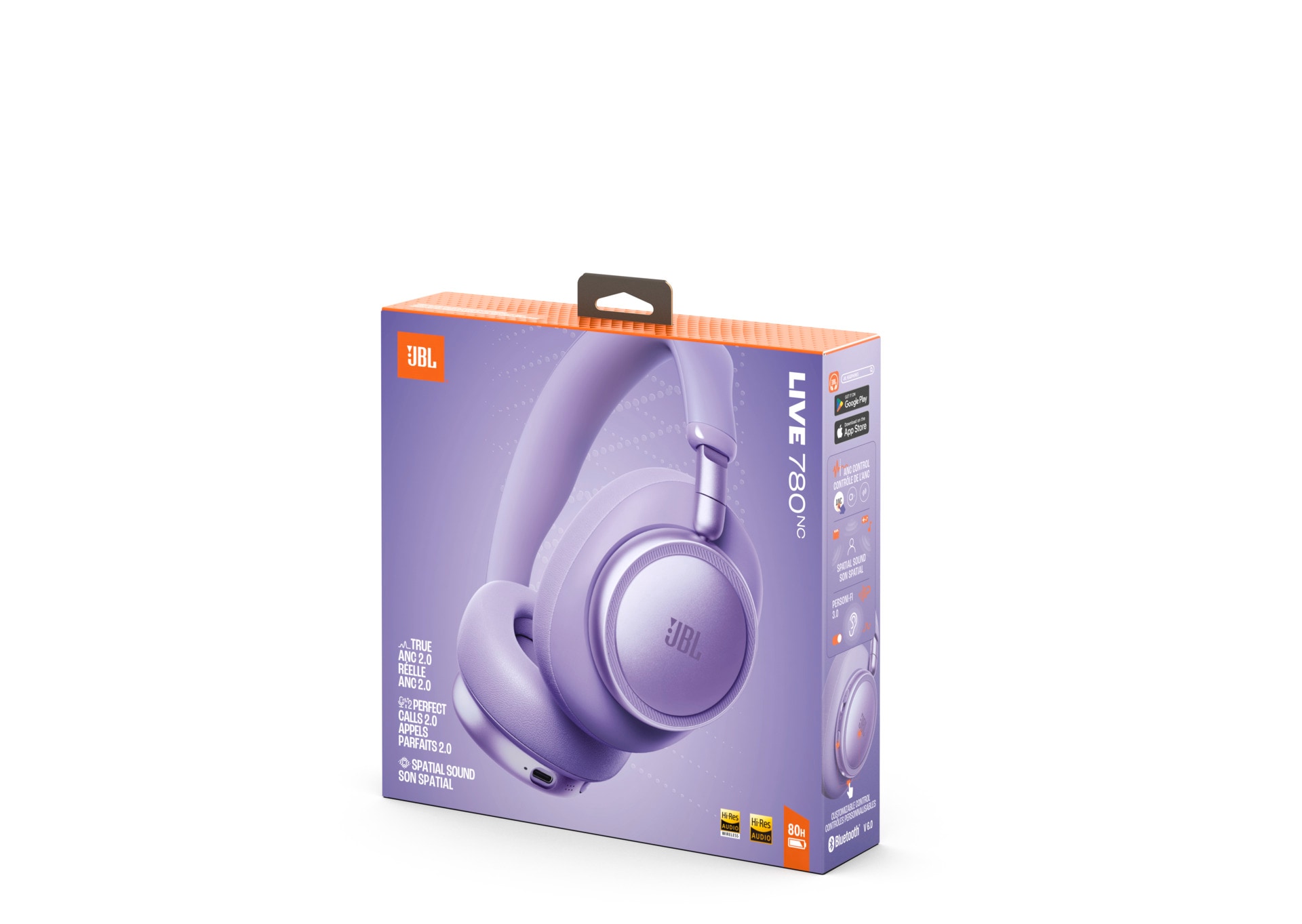 JBL Over-Ear-Kopfhörer »LIVE 780NC« A2DP Bluetooth Active Noise Cancelling (ANC) | Freisprechfunktion | Wireless-Audio-Streaming Kabelloser Over-Ear-Kopfhörer mit Noise-Cancelling