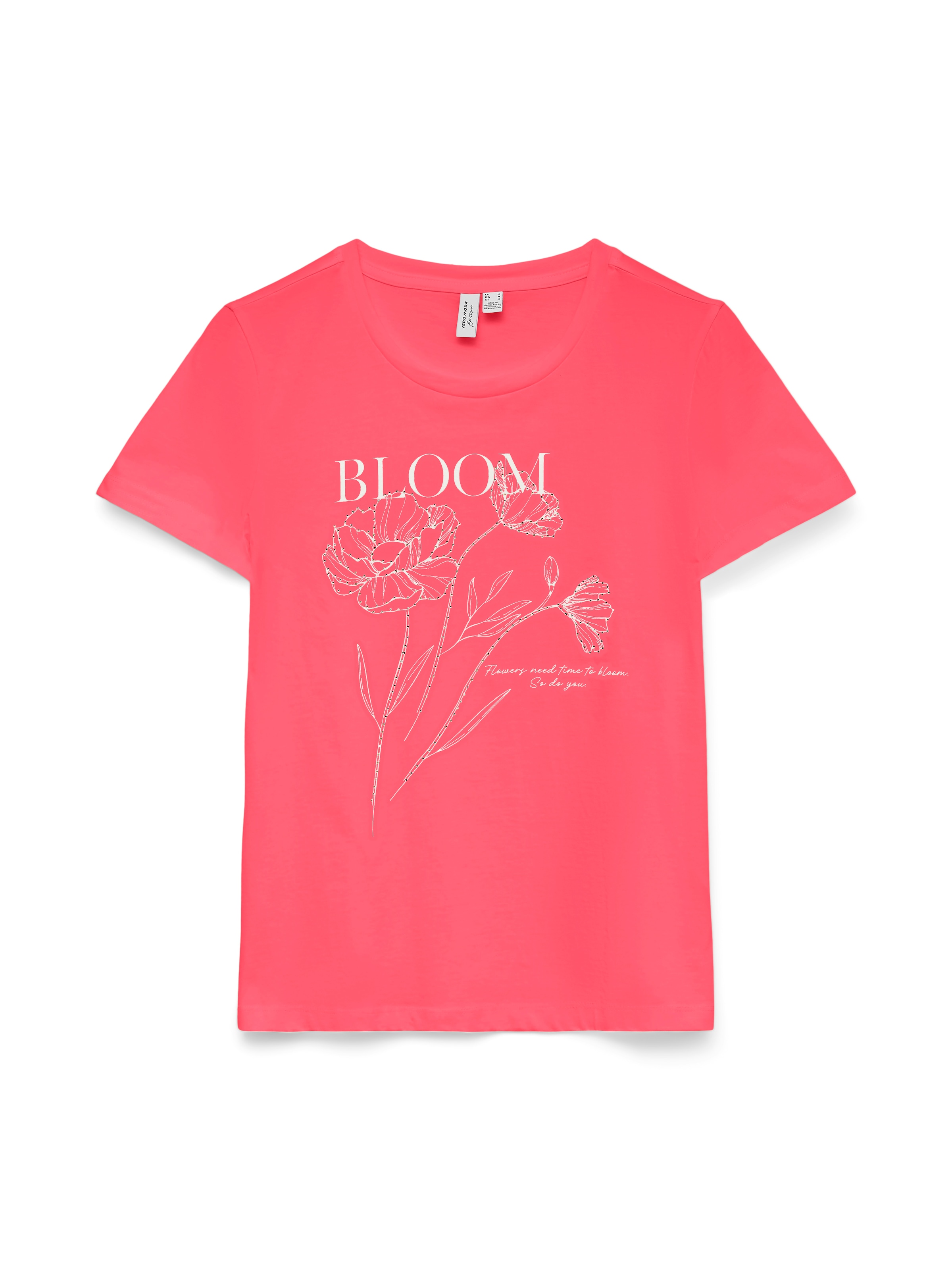 Vero Moda Kurzarmshirt »VMJILIADA S/S T-SHIRT JRS BTQ« Baumwolle