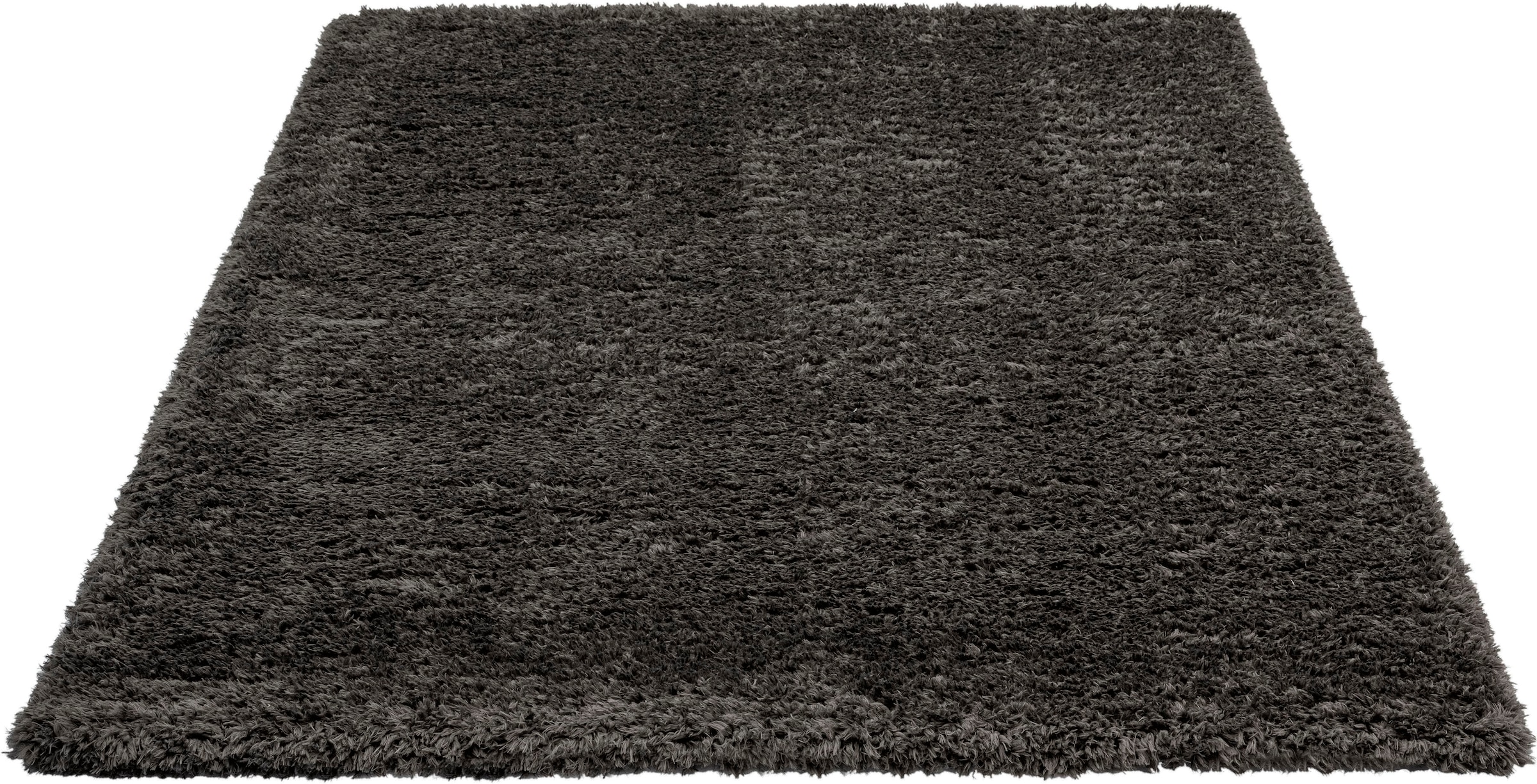 merinos Teppich »Recycle Floki 961«, rund, 50 mm Höhe, Shaggy aus recyceltem Polyester, meliert, Wohnzimmer