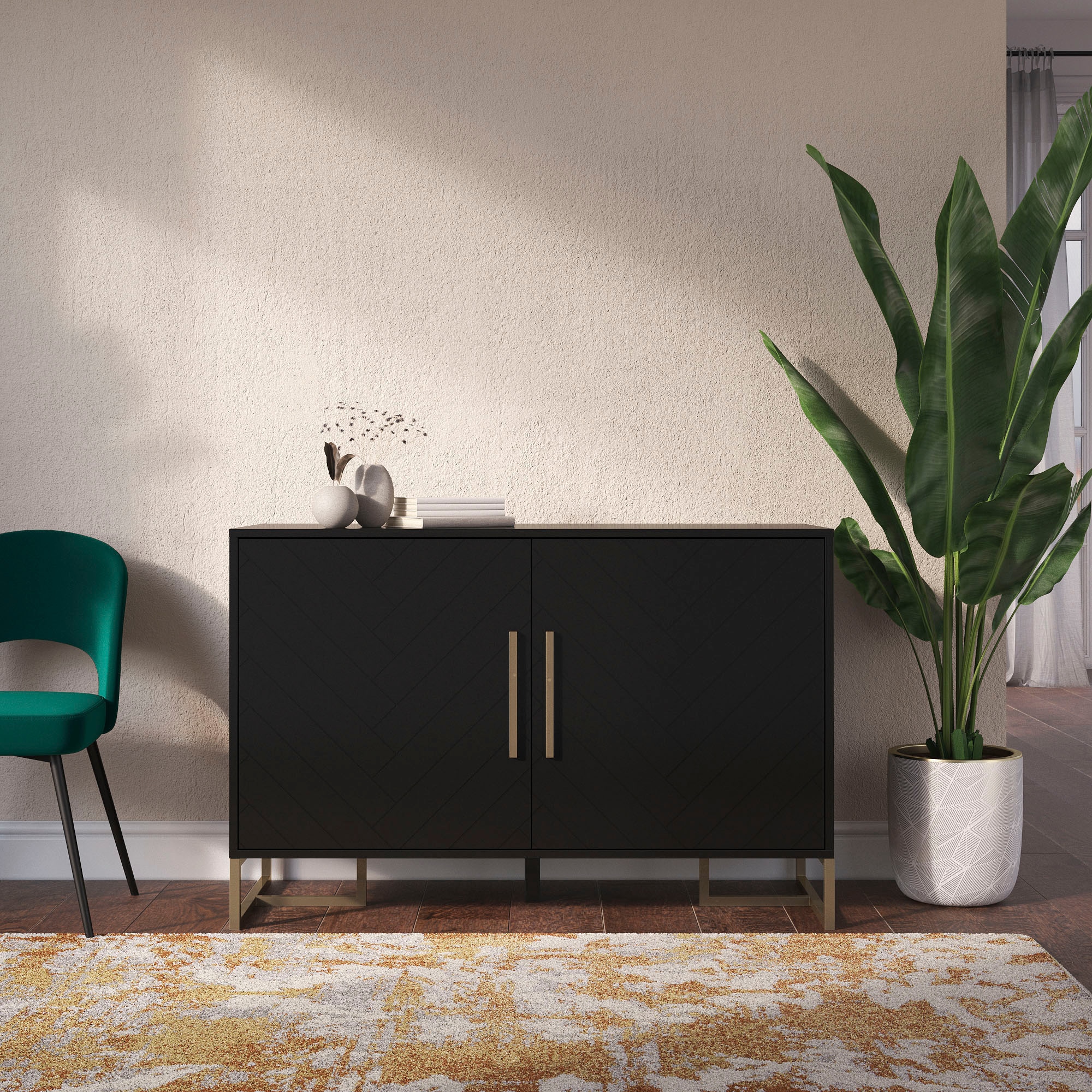 Sideboard »Herringbone«, Höhe 82 cm, Breite 122 cm