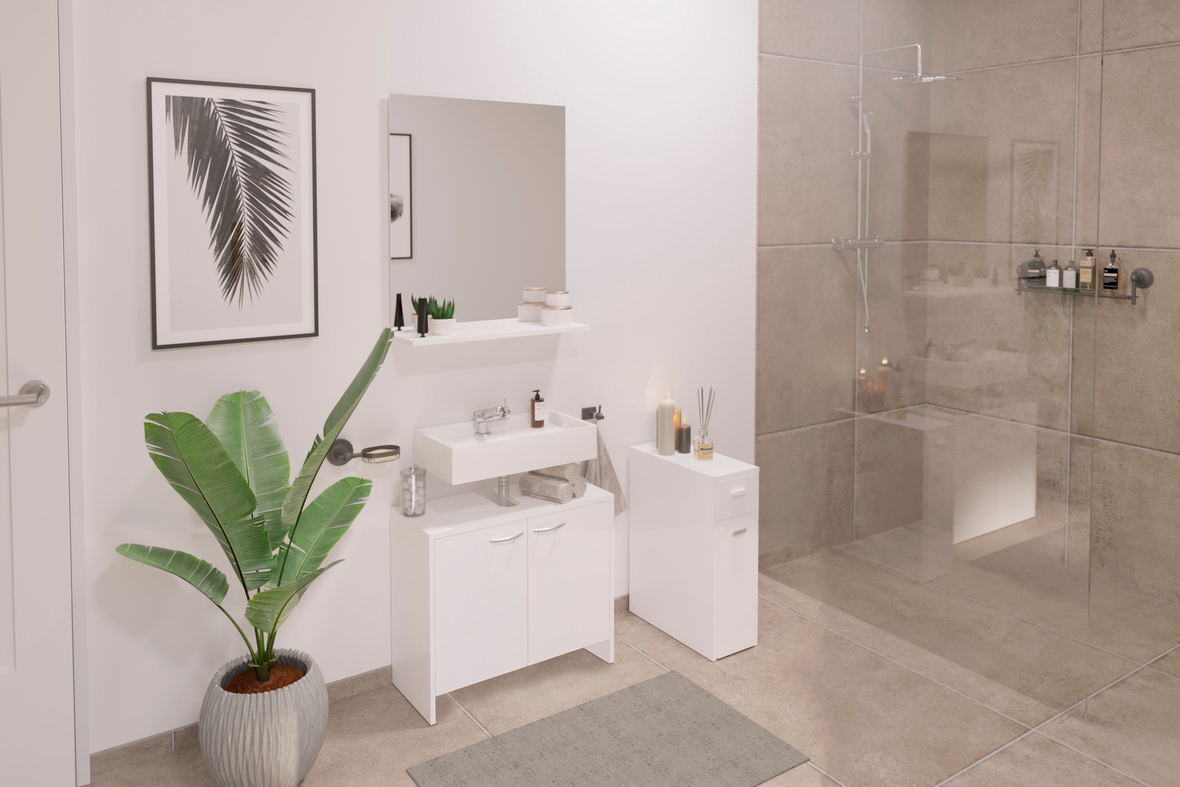 FMD Waschbeckenunterschrank »Marbella«