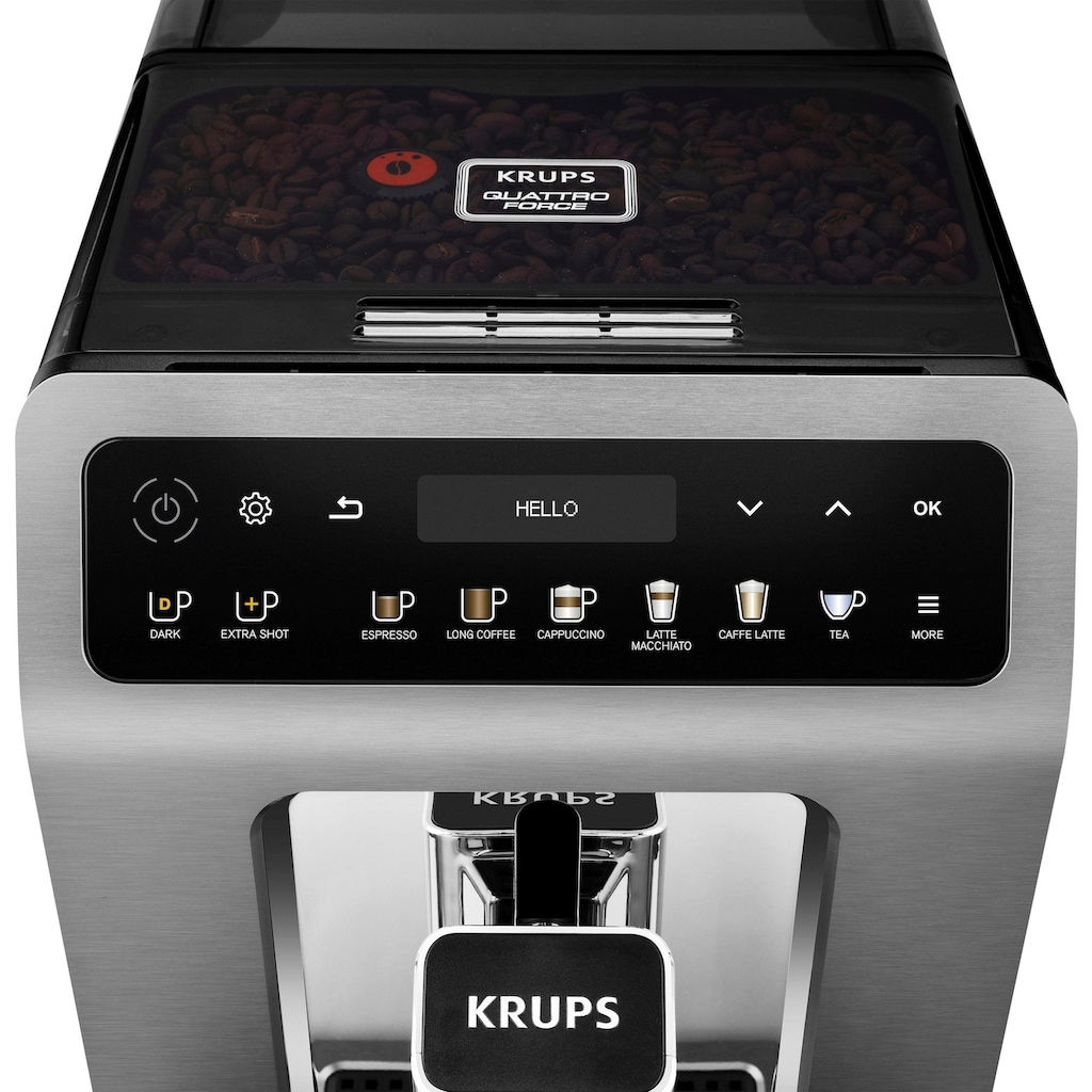 Krups Kaffeevollautomat »EA894T Evidence Plus«, mit vielen technischen Innovationen und Bedienungshighlights