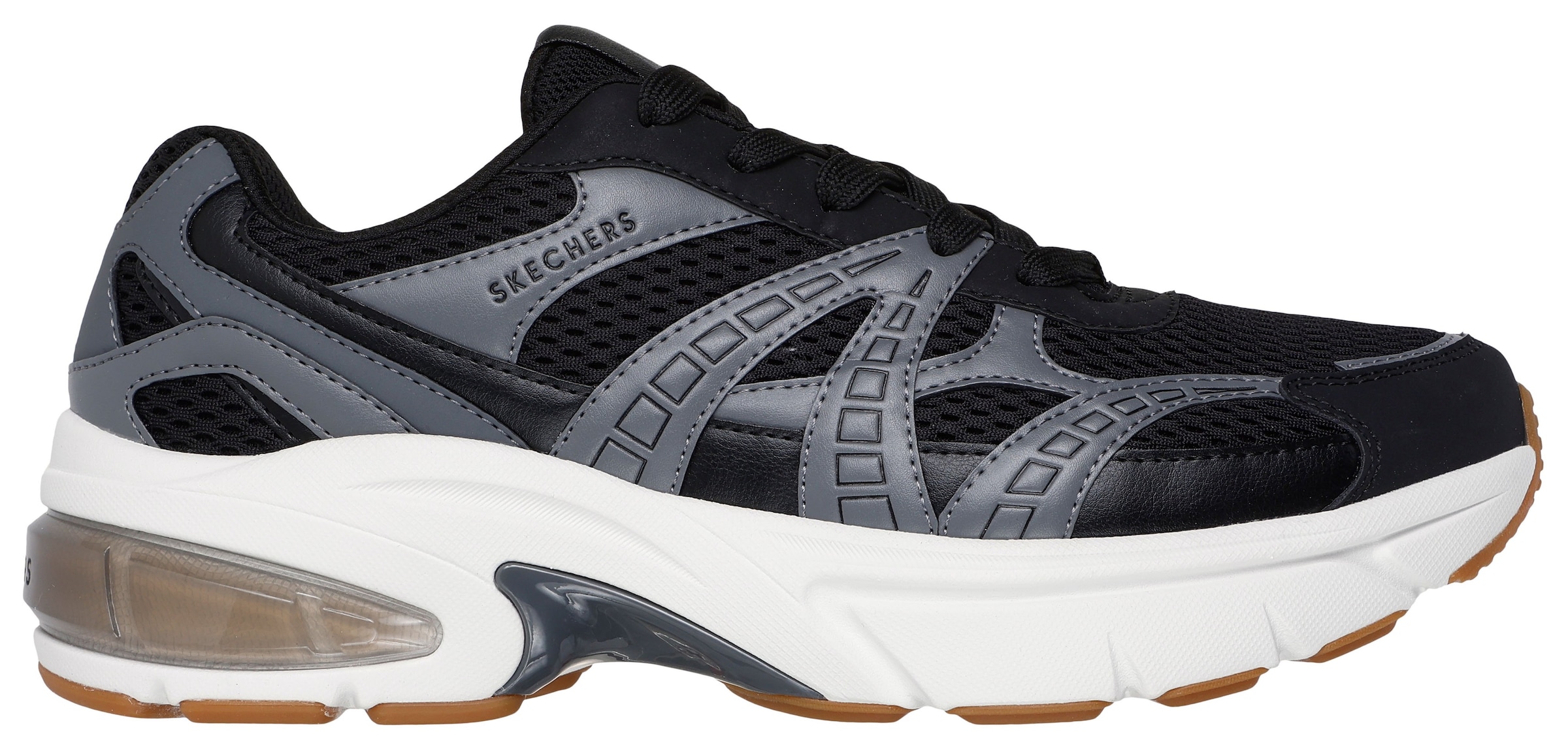 Skechers Sneaker »SHADOW«, Chunky Sneaker, Schnürschuh mit auffälliger Laufsohle