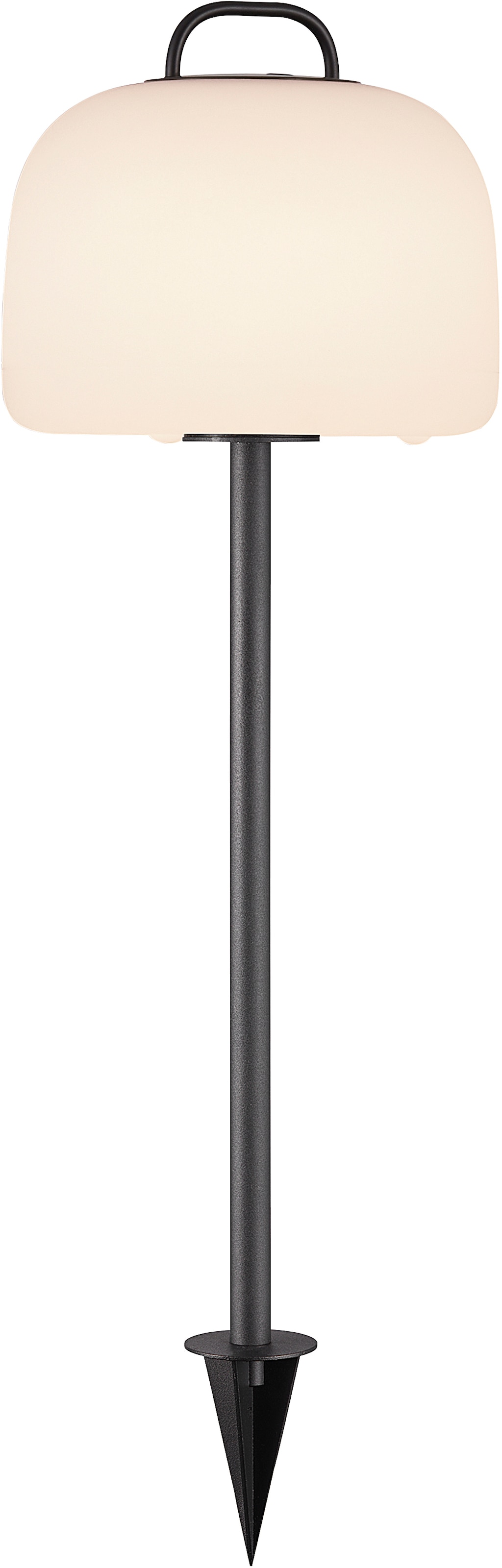 Nordlux Dekolicht »Kettle«, 1 flammig-flammig, Erdspieß integrierter Metall, Batterie, bei und Innen Dimmer, Außen + LED