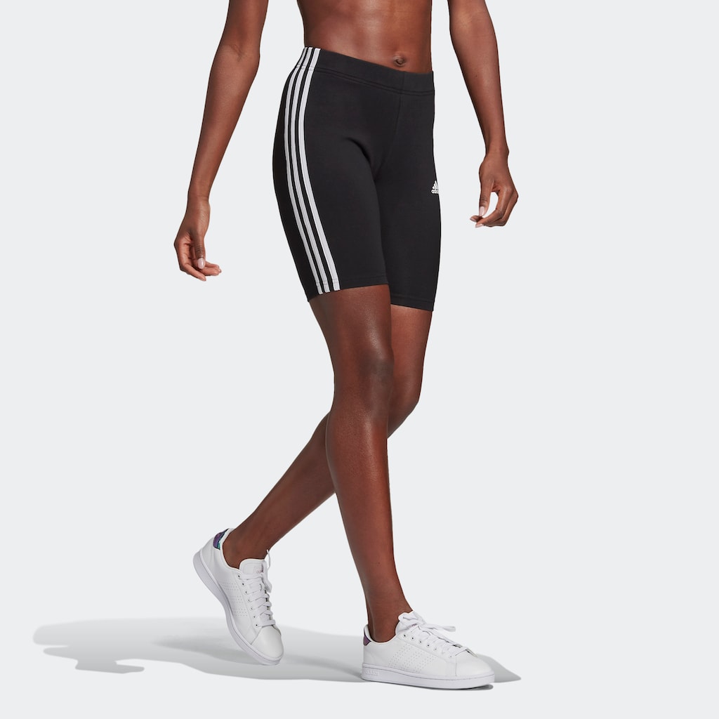 adidas Sportswear Shorts »ESSENTIALS 3STREIFEN KURZE TIGHT«, (1 tlg.)