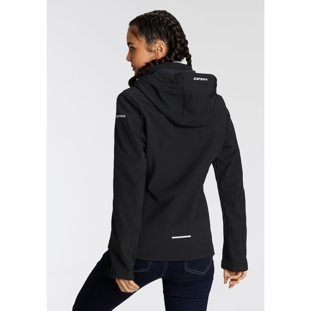 Icepeak Softshelljacke »BRENHAM«, mit Kapuze