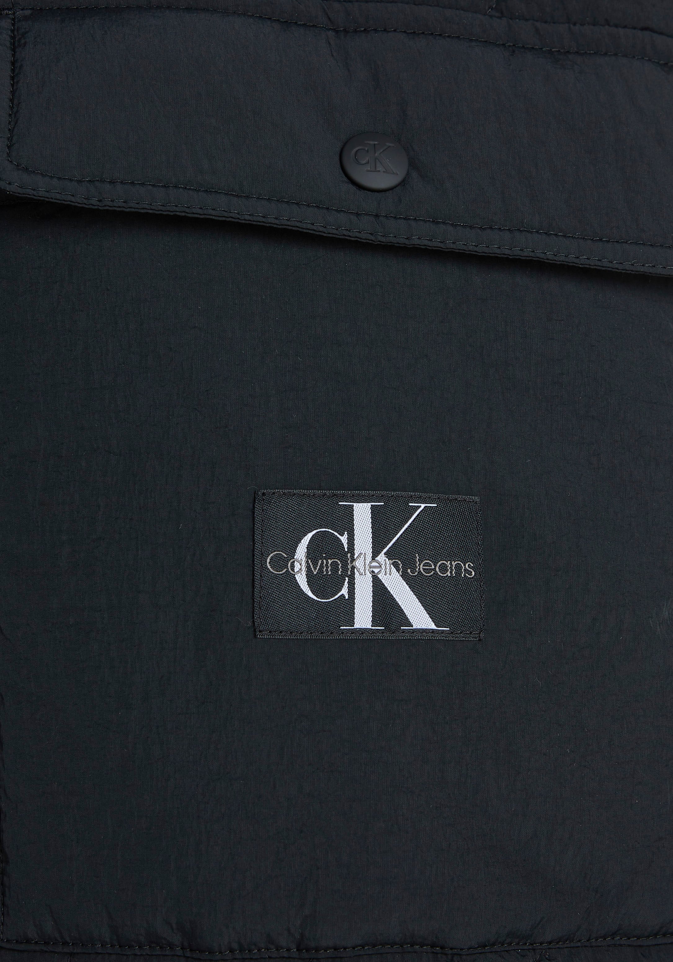 Calvin Klein Jeans Steppmantel »LONG QUILTED bei ♕ UTILITY COAT«
