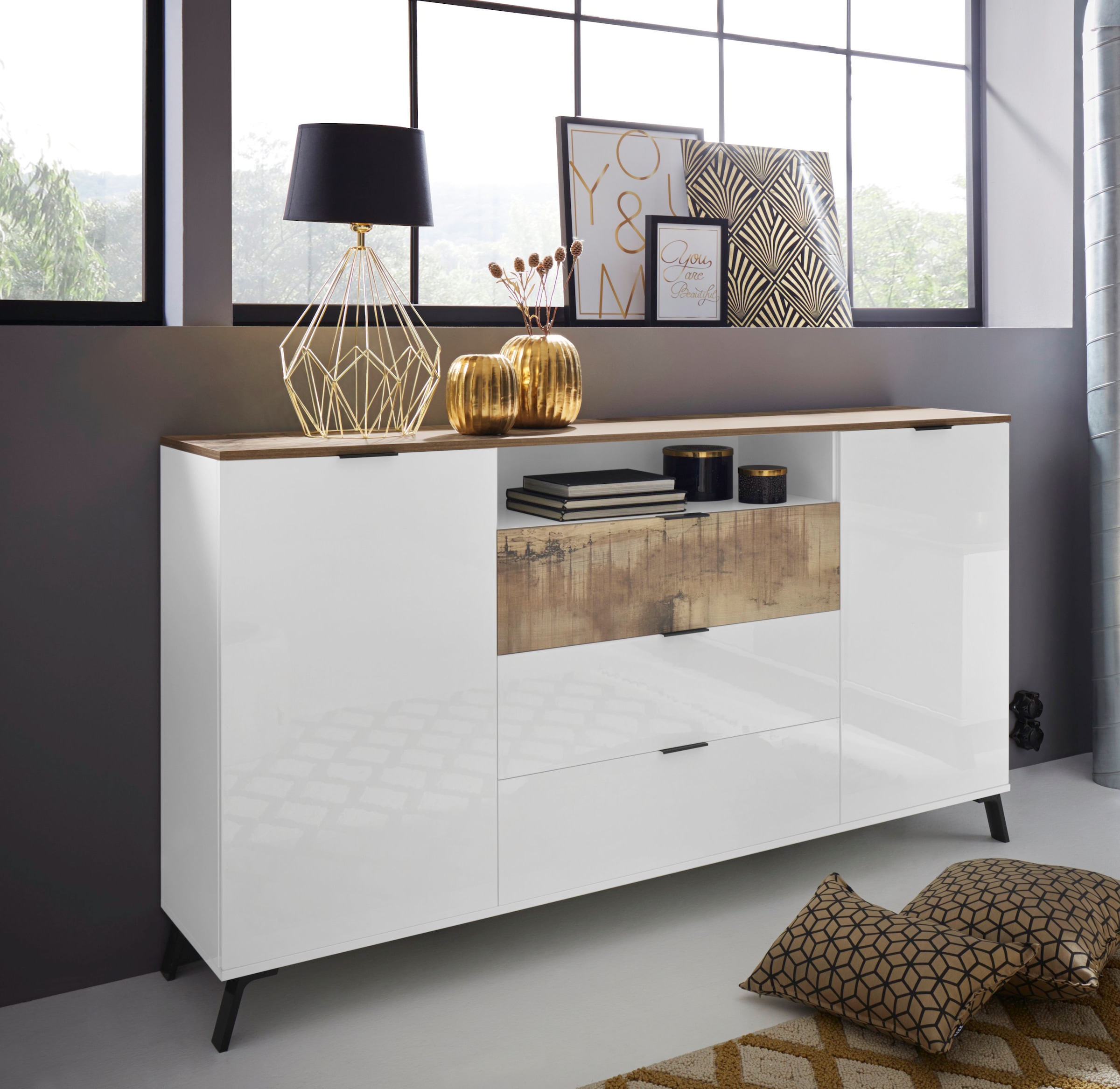 INOSIGN Highboard »CASANOVA«, Höhe ca. 100 cm