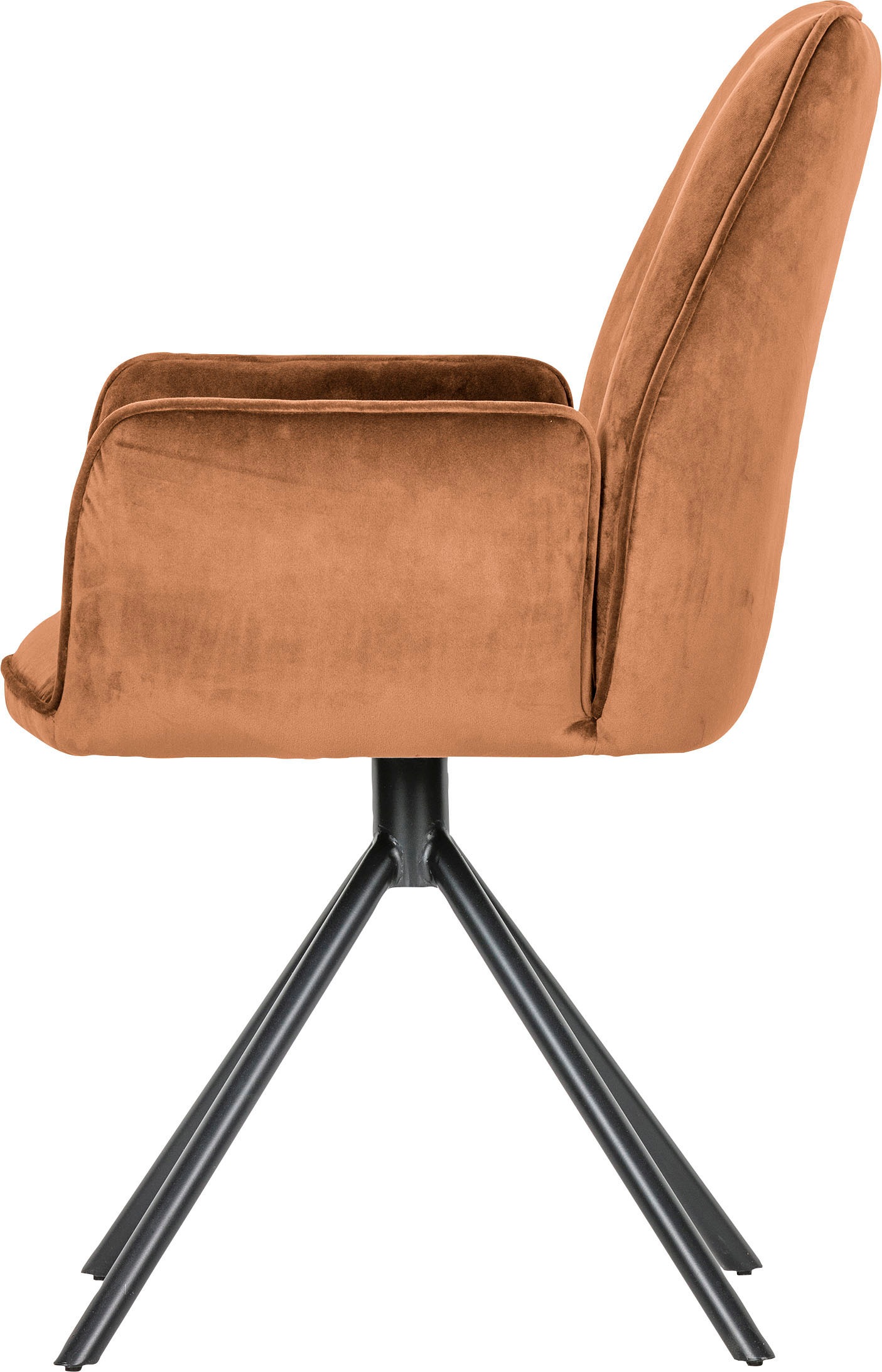 WOOOD Esszimmerstuhl »AMBERS«, 2 St., Struktur (100% Polyester)-Polyester, mit Armlehnen, gepolstert, 4-Fuß-Gestell, Breite 60 cm
