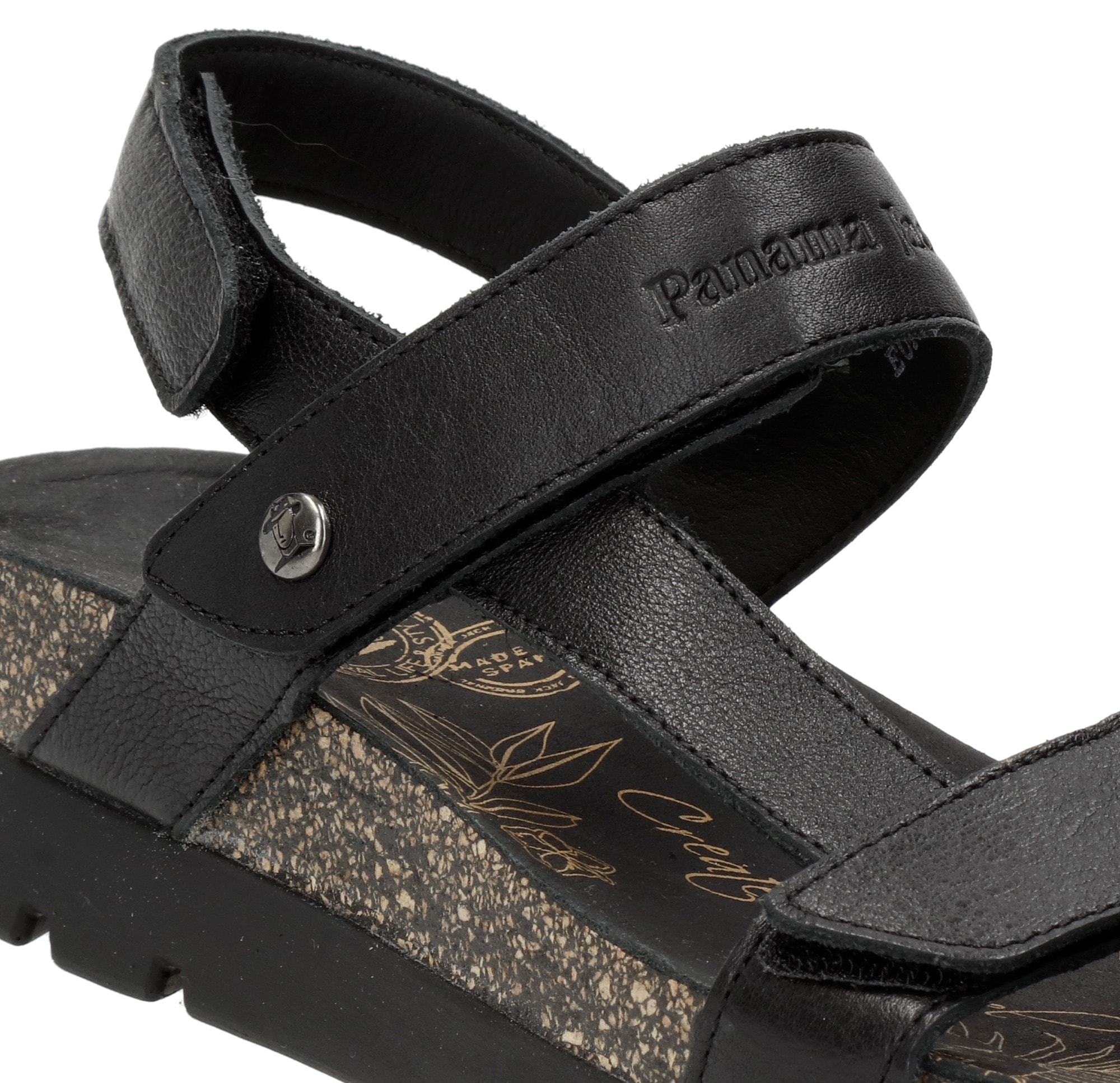Panama Jack Sandale »Selma«, Sommerschuh, Klettschuh, Sandalette mit weicher Lederinnenausstattung