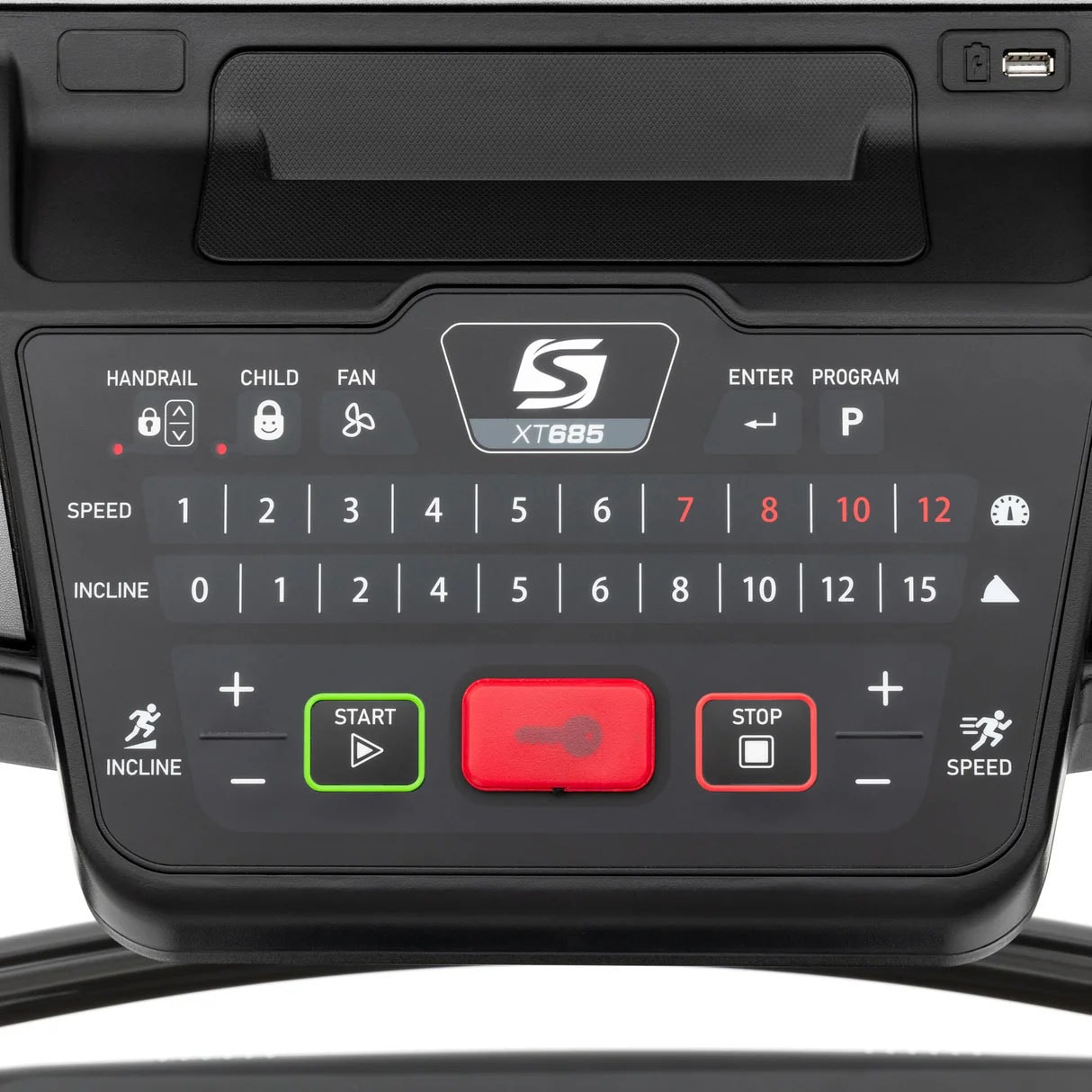 Spirit Fitness Laufband »Spirit Fitness Laufband XT685 Black«