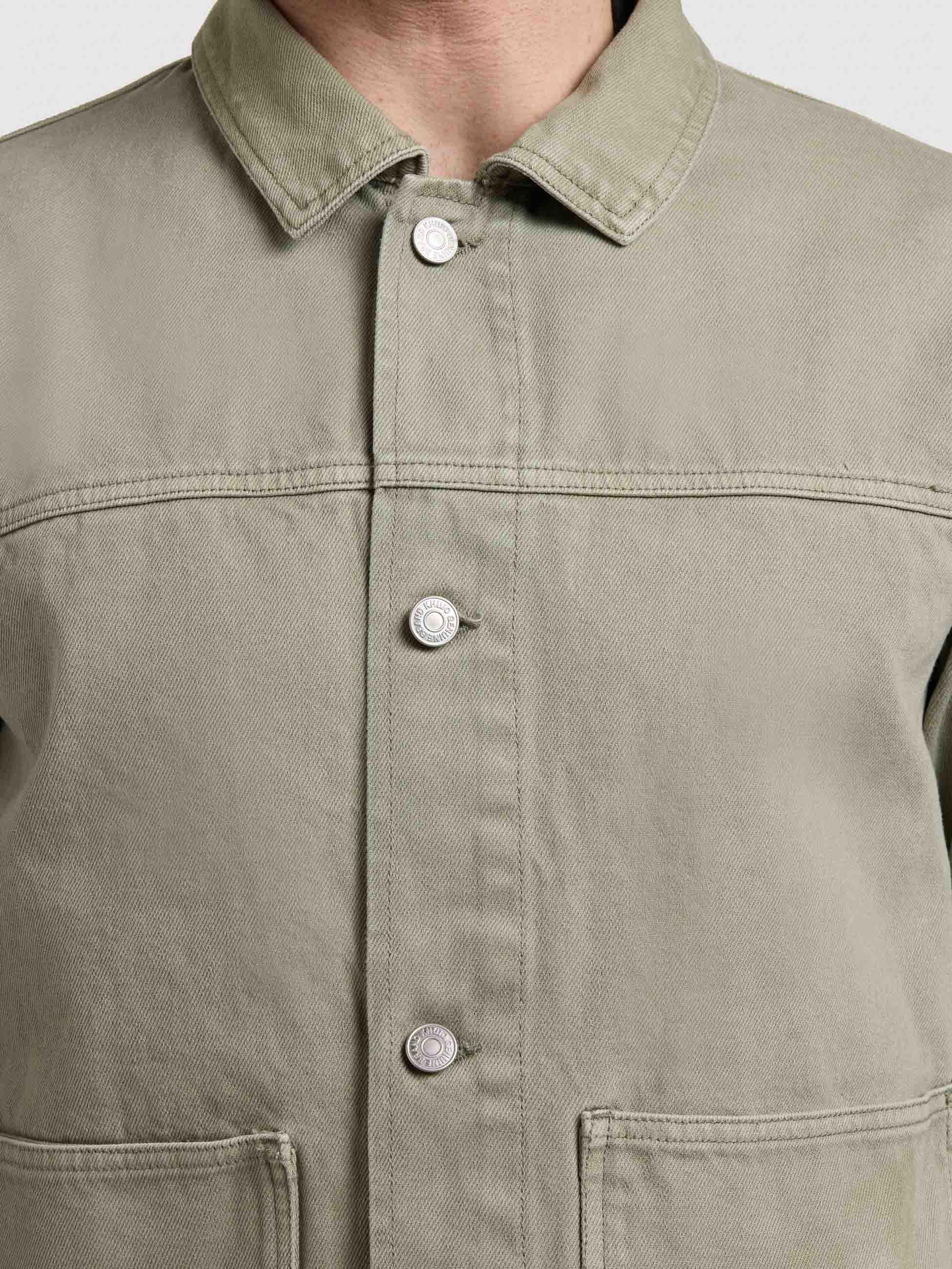 khujo Jeansjacke »Jeansjacke Barto« ohne Kapuze Modische Jacke in Jeans-Optik