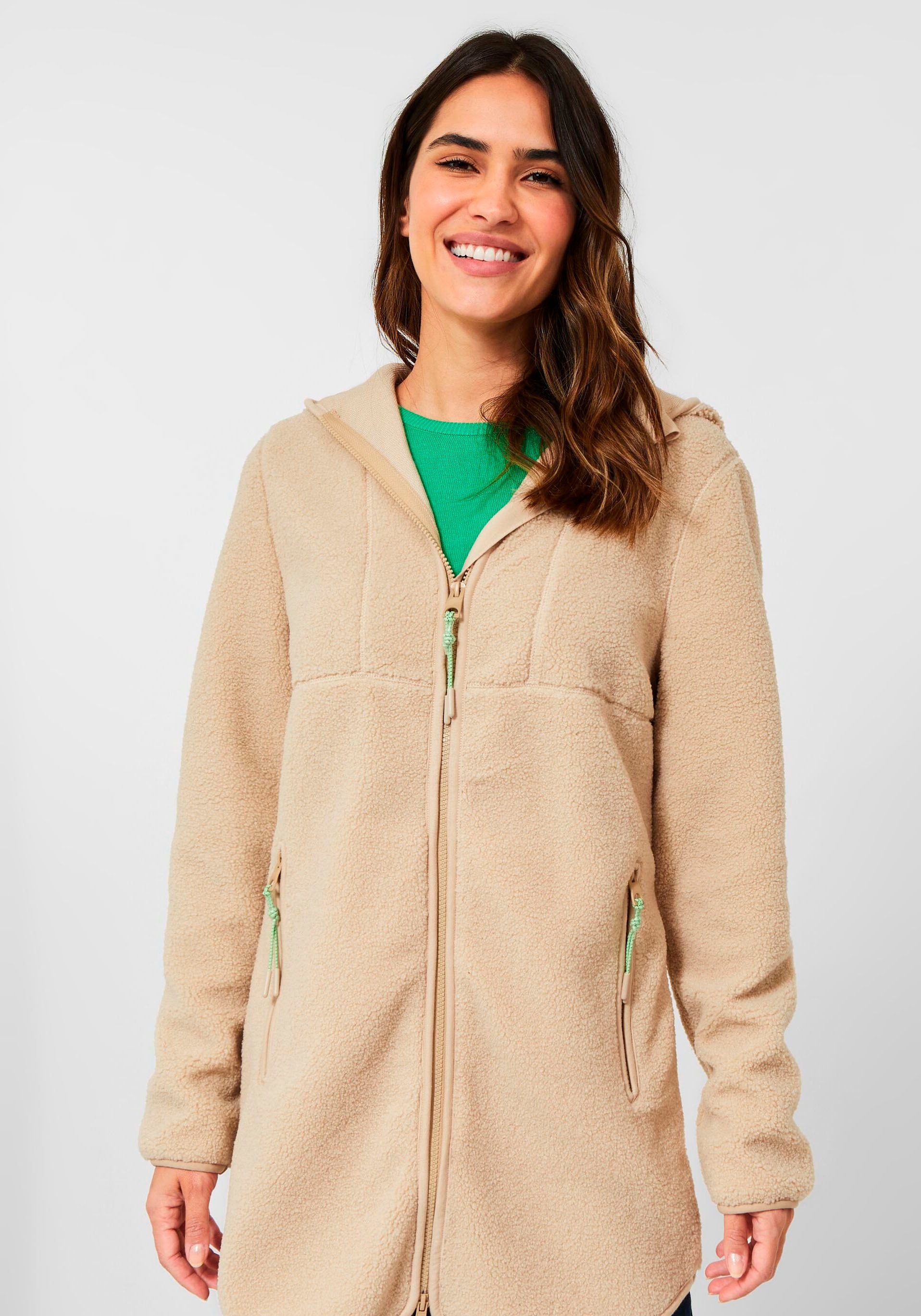 Cecil Fellimitatjacke, mit Kapuze, aus kuscheligem Teddyfell kaufen