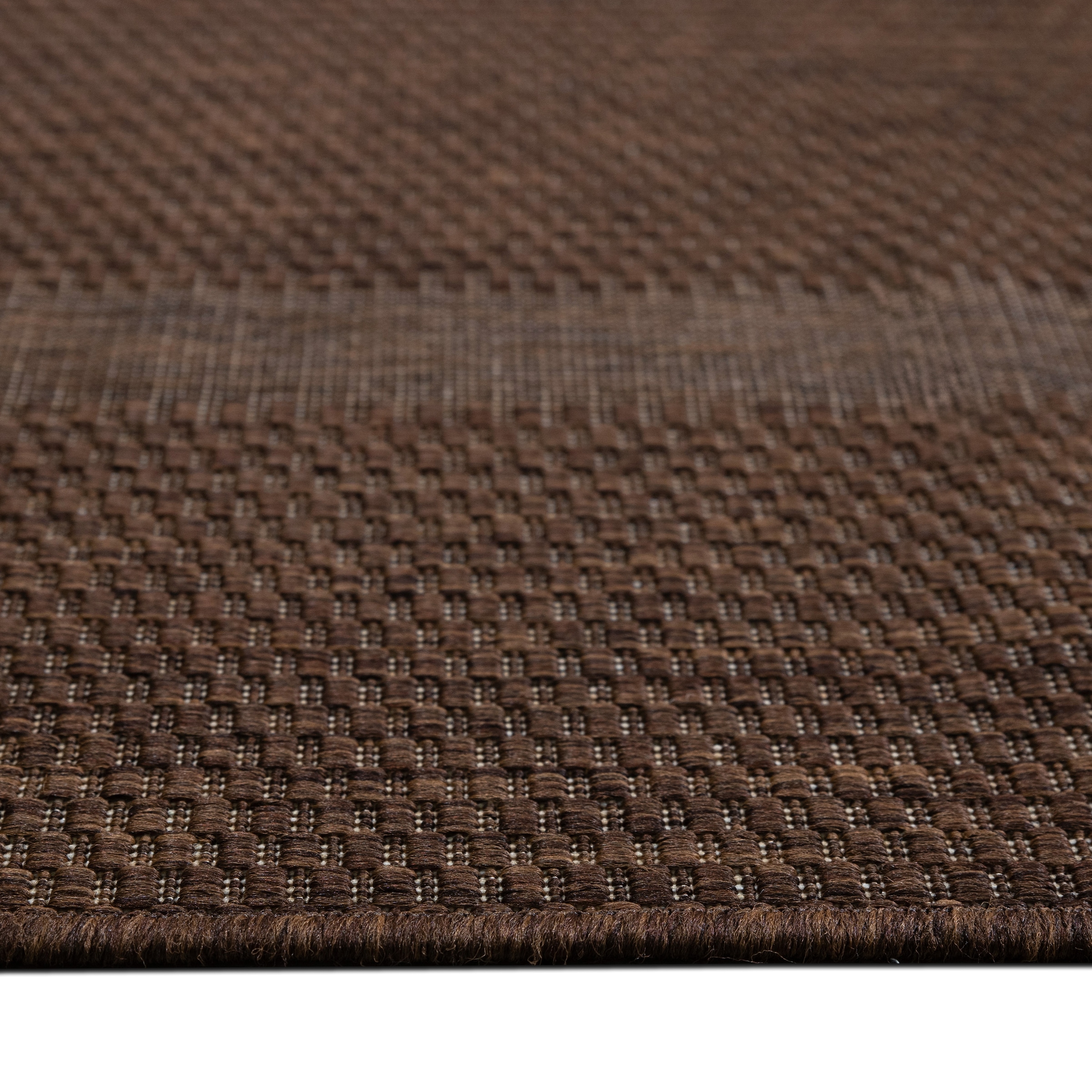 my home Teppich »Venedig Bordüre auch als Läufer erhältlich«, rechteckig, 3 mm Höhe, In- und Outdoor geeignet, Sisal-Optik, Wetterfest & UV-beständig