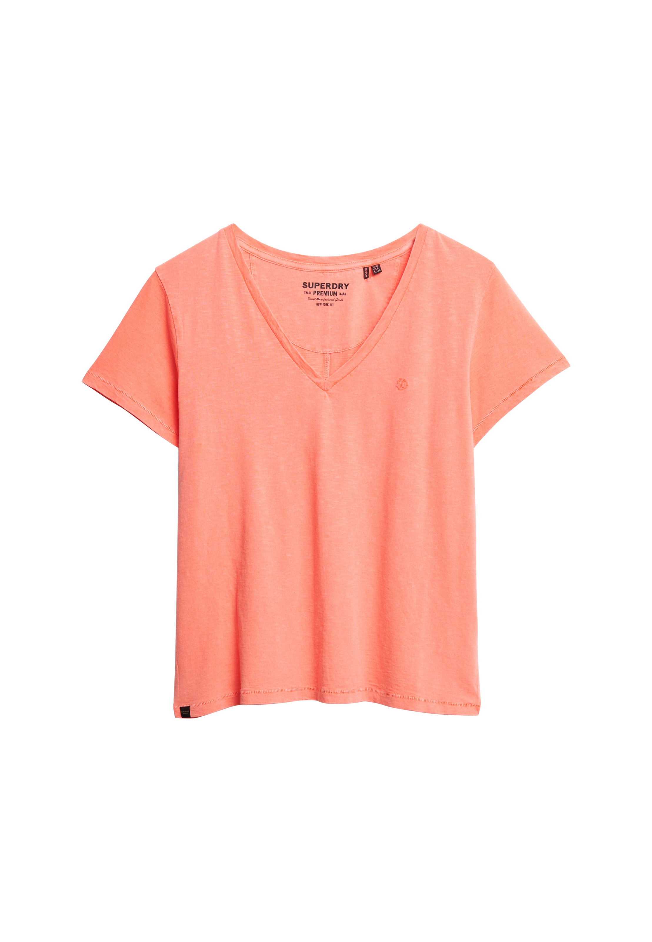 Superdry T-Shirt »STUDIOS SLUB EMB VEE TEE«