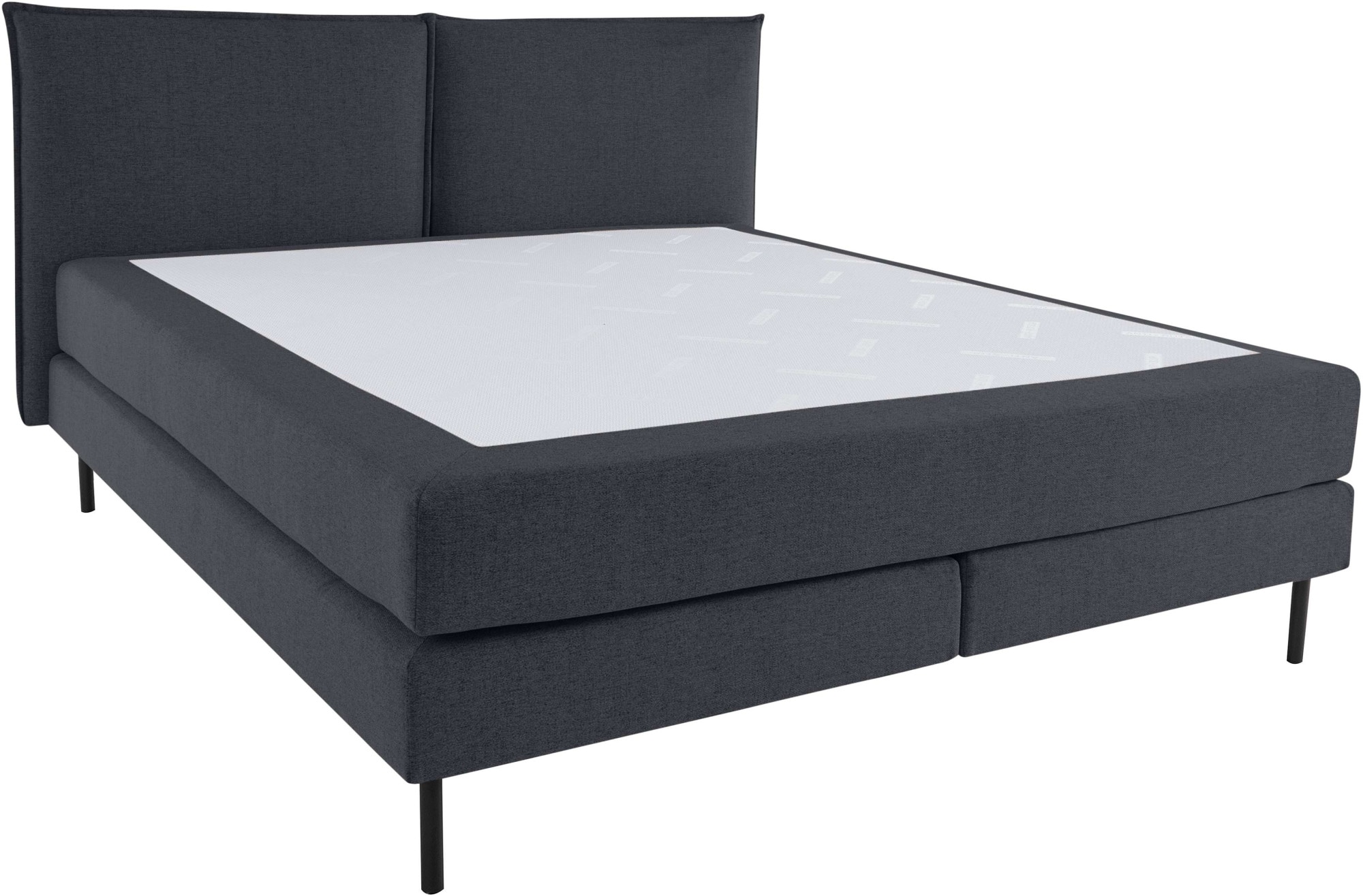 LeGer Home by Lena Gercke Bett »ERIK Boxbett mit Bonnell-/Taschen-Federkernmatratze, Breite 160/180cm« wahlweise Härtegrad der Matratze H2/H3/H4, Polsterbett mit/ohne Topper