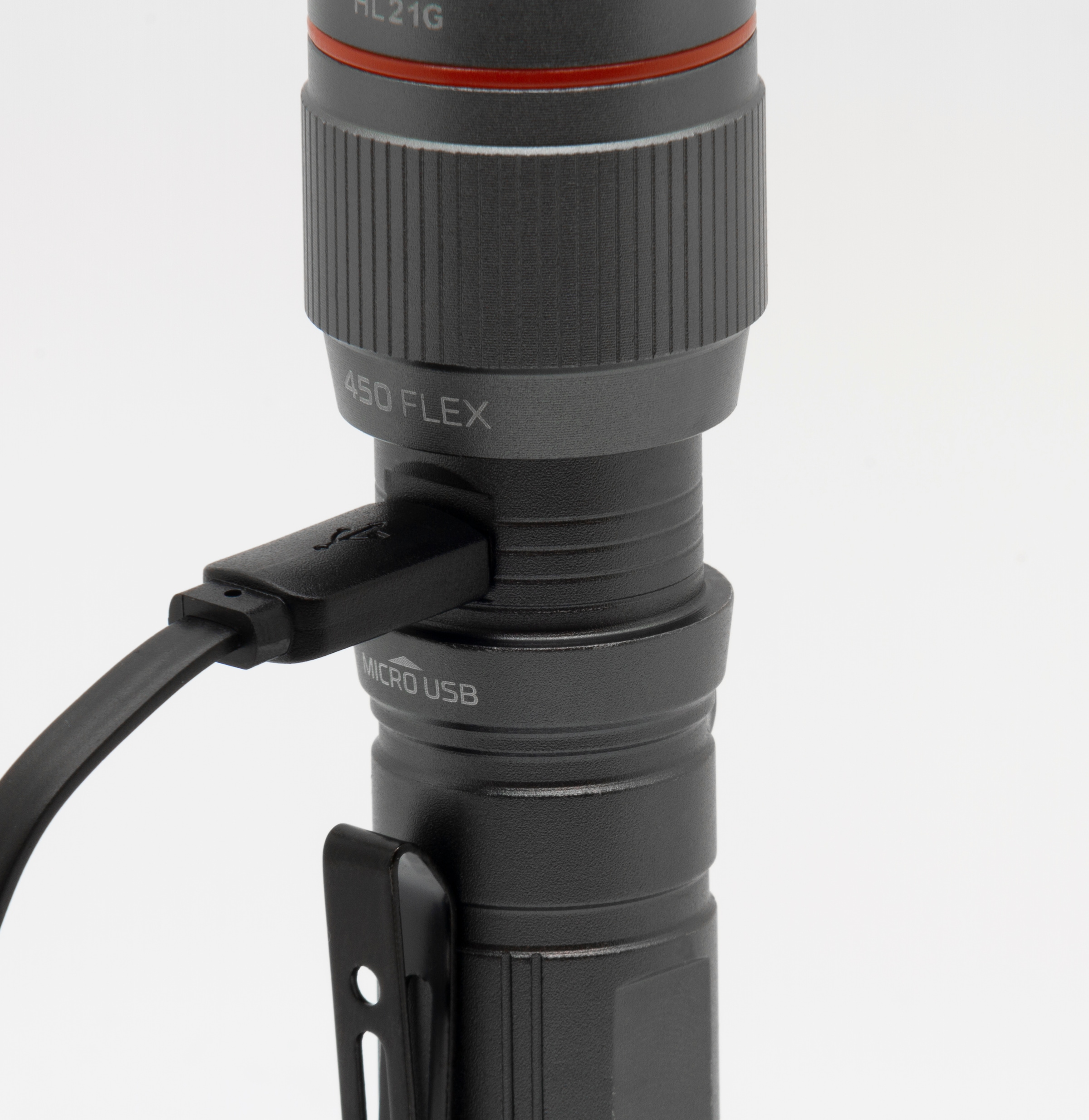 NEBO LED Taschenlampe »Nebo 450 FLEX« Taschenlampe inkl. Ladekabel,  Flexibel mit Akku- oder Batteriebetrieb nutzbar