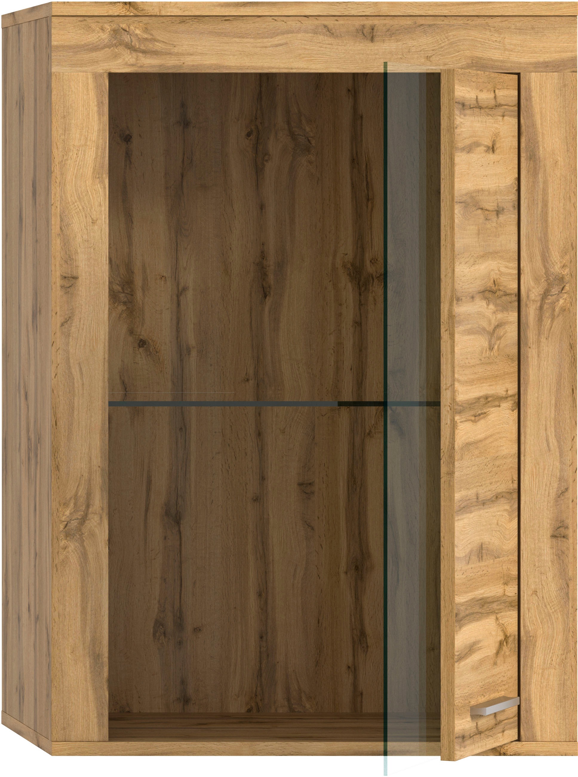 INOSIGN Vitrine »Aosta, Breite 60 cm, stehend oder hängend, in verschiedenen Farben«, Türanschlag wechselbar, 1 Glaseinlegeboden, Hängeeitrine, Standvitrine