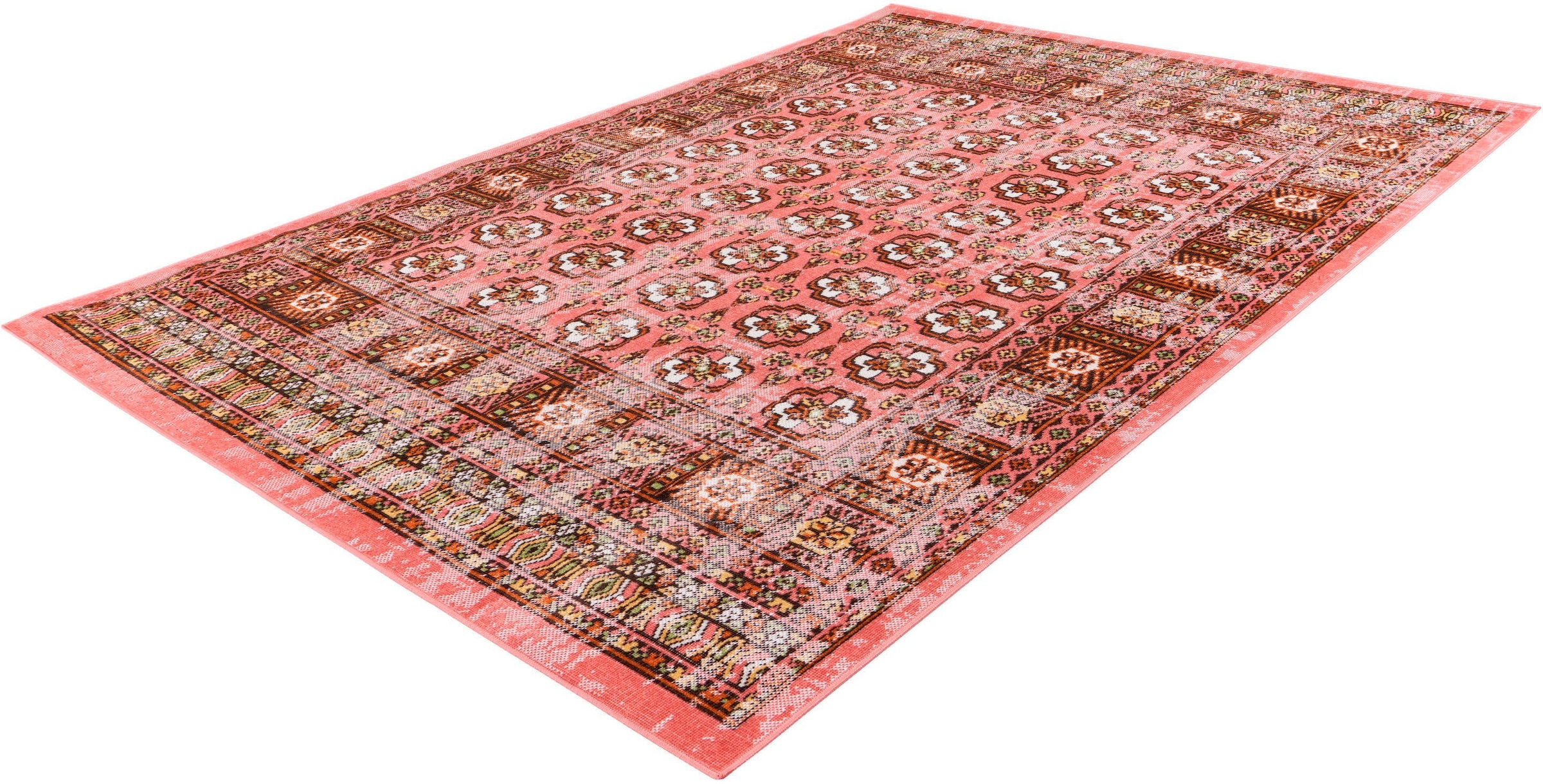 calo-deluxe Teppich »Ruzica-606«, rechteckig, 6 mm Höhe, Flachgewebe, Vintage Design, Wohnzimmer