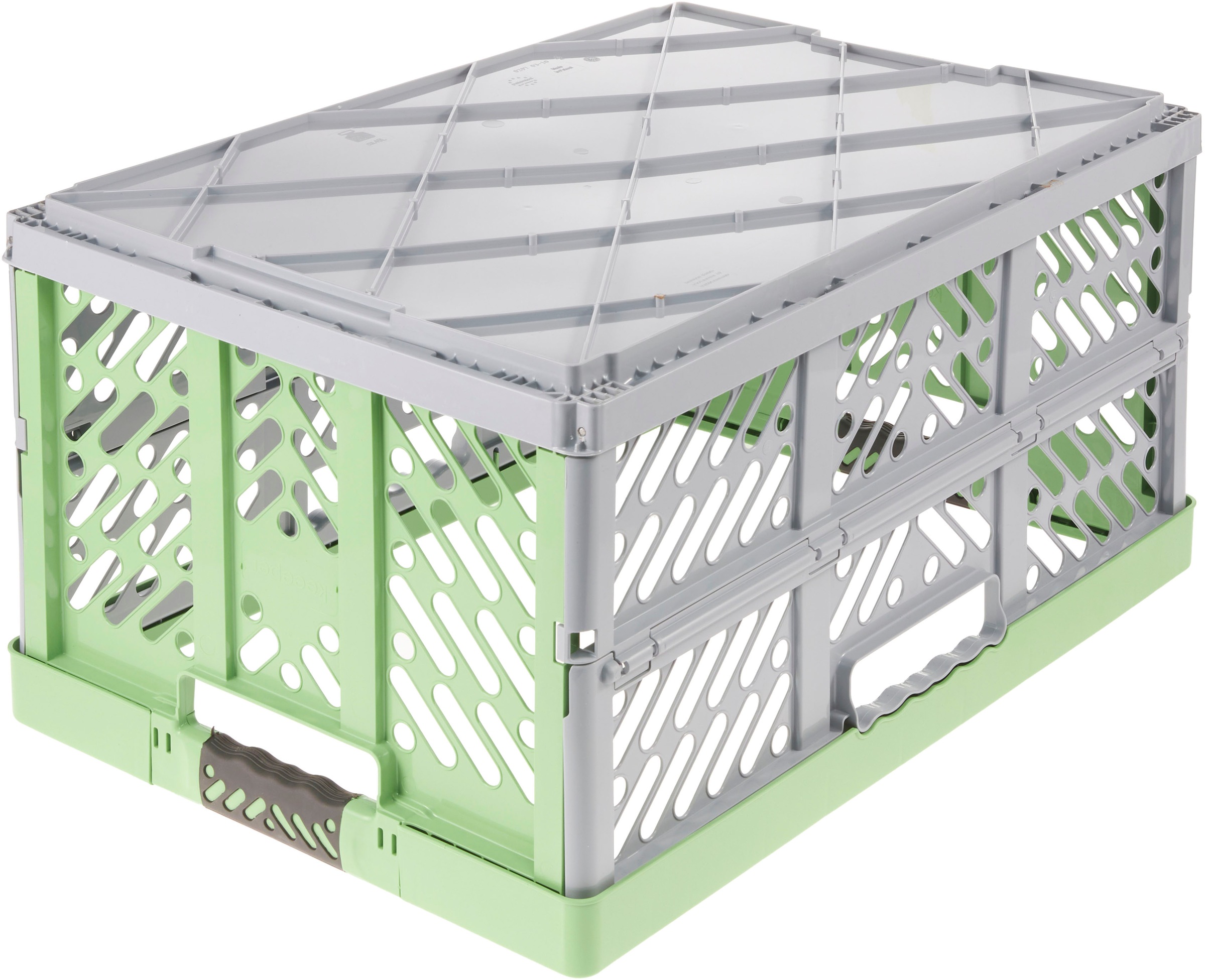 keeeper Klappbox »ben eco, Profi-Klappbox mit Softgriffen, 54 x 37 x 28 cm, 45 l«, (1 tlg.), Soft-Touch-Griffe, zusammenklappbar
