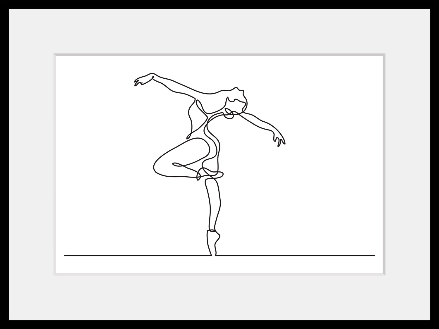 queence Bild »Polina« Frau | Kunst | Schwarz-Weiß | Sport | Tanz