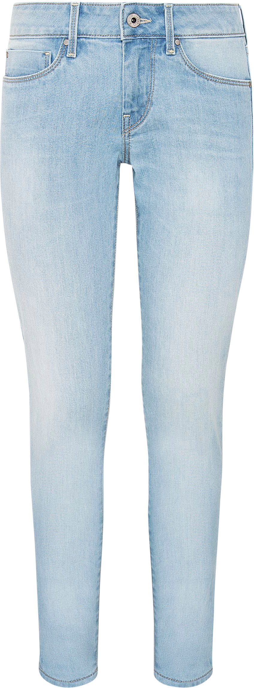 bei im Stretch-Anteil Pepe und ♕ Bund mit 5-Pocket-Stil Skinny-fit-Jeans Jeans 1-Knopf »SOHO«,