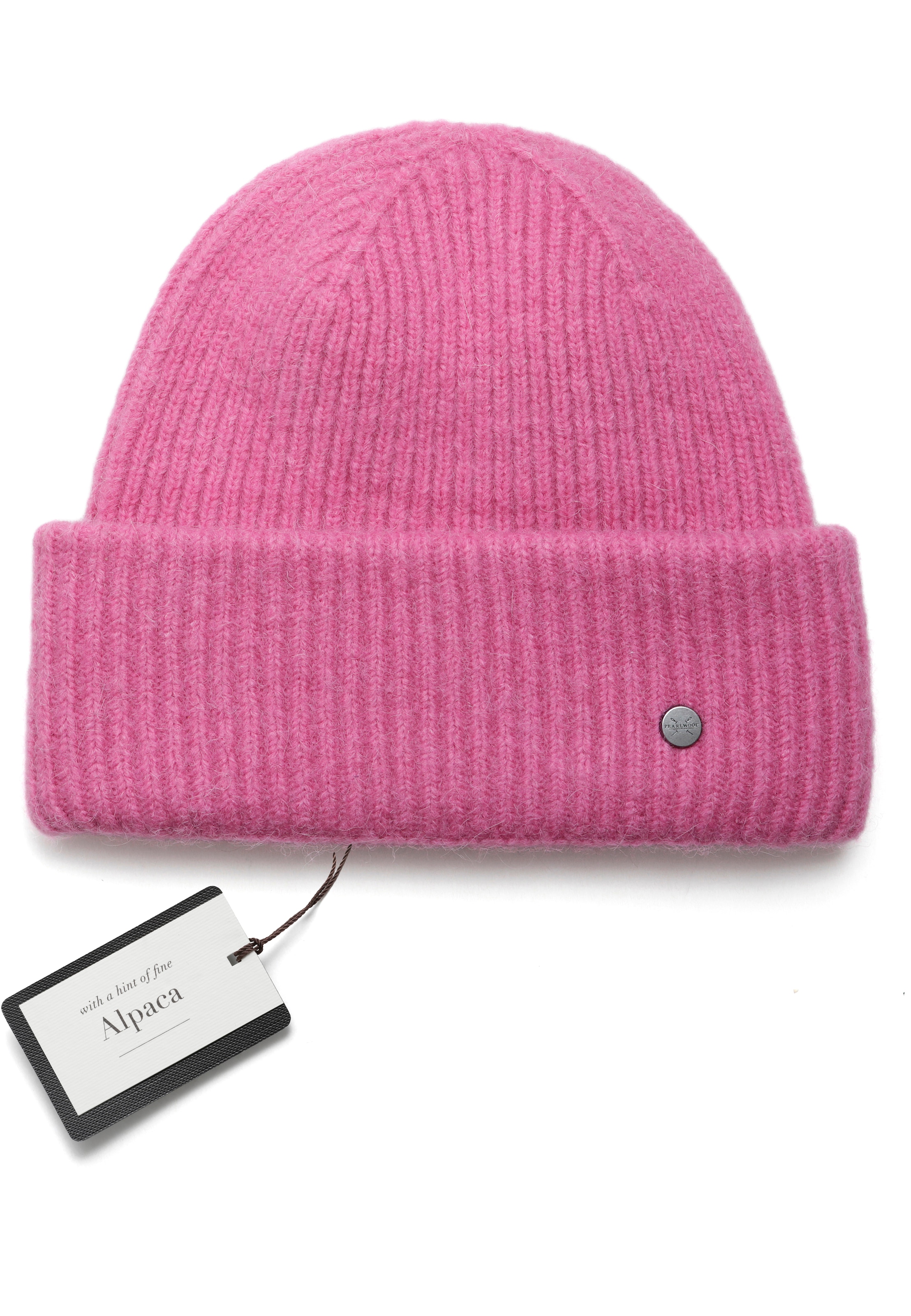 PEARLWOOD Strickmütze »ZOE« Feinripp, wärmend, breiter Umschlag