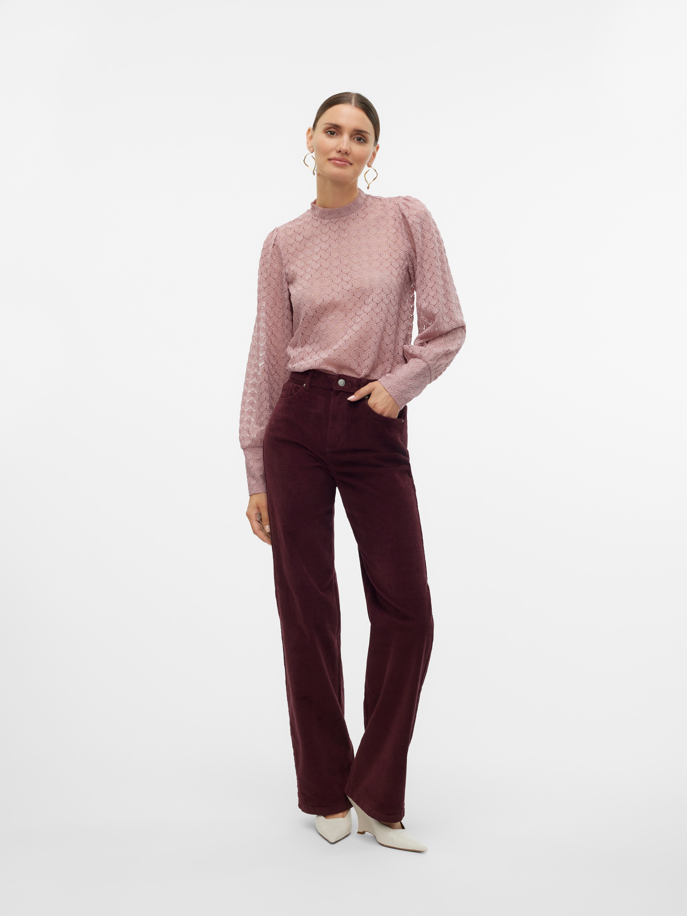 Vero Moda Cordhose »VMTESSA HR WIDE CORDUROY PANTS GA NOOS«